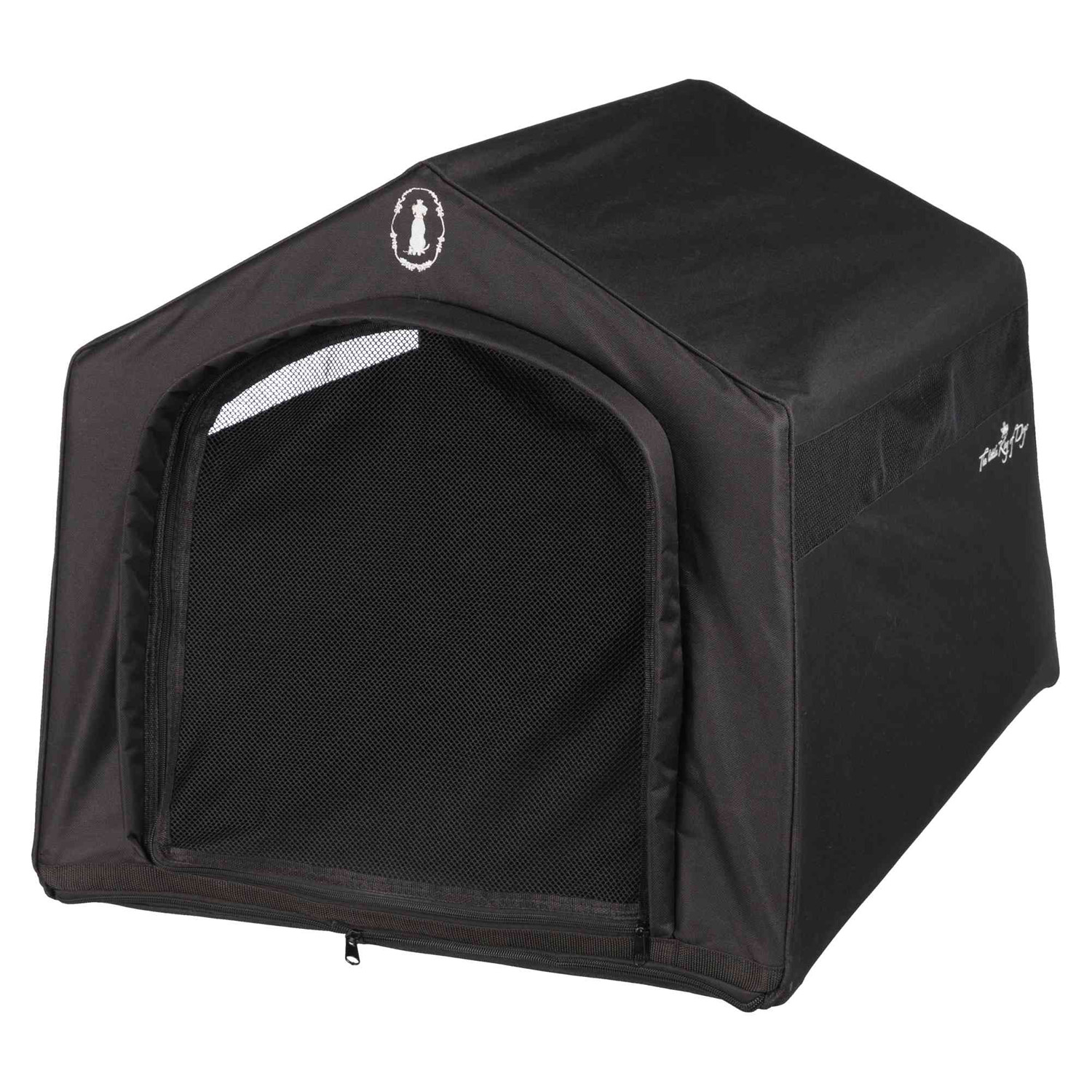 Caseta de Interior King of Dogs, 59 x 54 × 70 cm, Negro