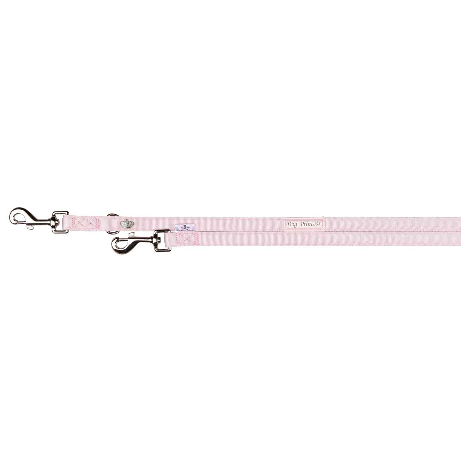Ramal Softline Dog Princess, M-L, 2.00 m/20 mm, Rosa