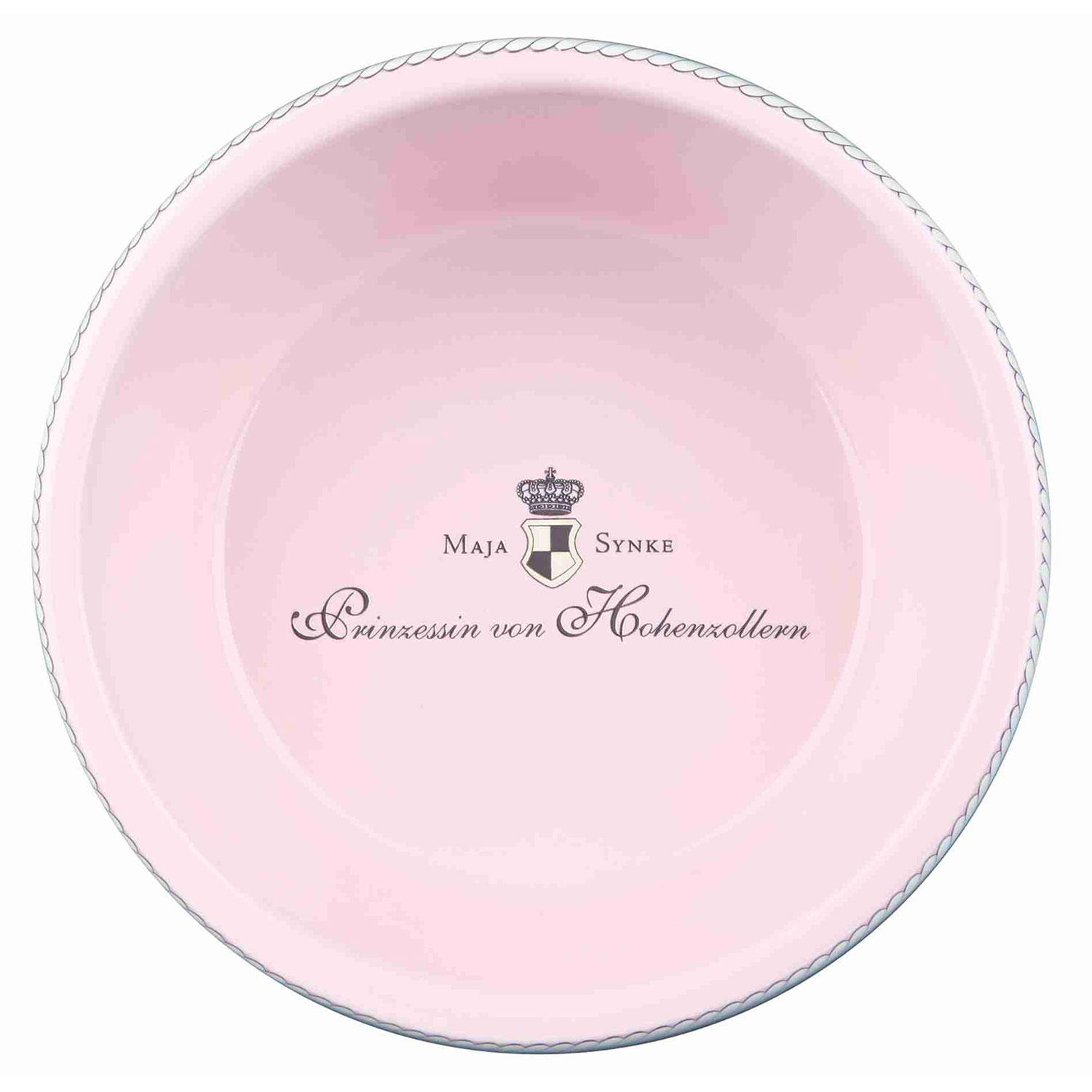 Comedero Cerámica Dog Princess, 0.18 l, ø12 cm, Rosa