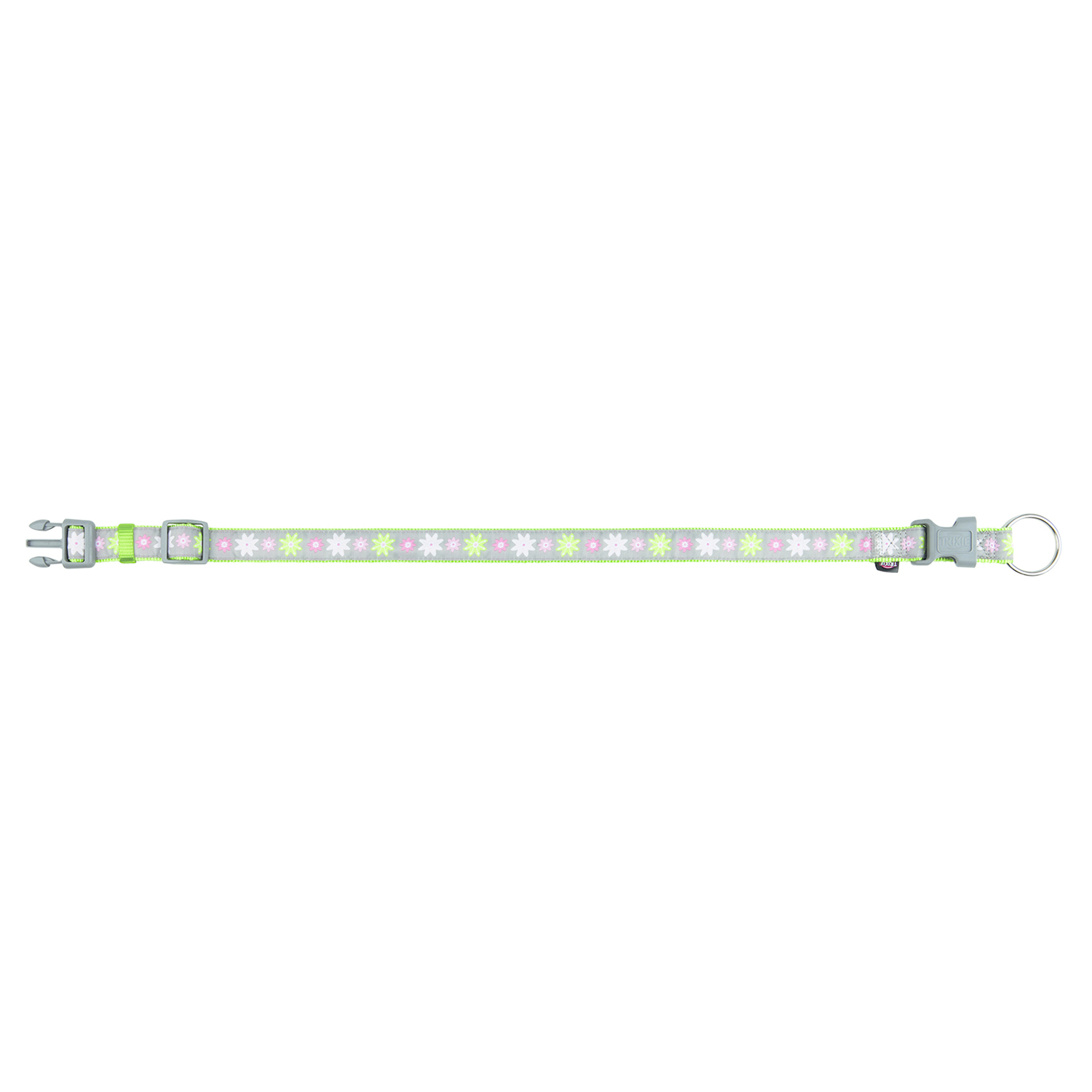 Collar ModernArt Blooms, L–XL, 40–65cm/25mm, Verde