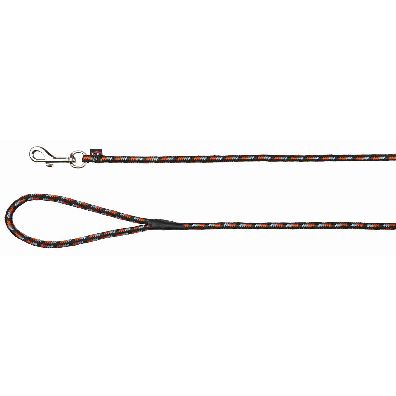 Correa de Rastreo Mountain Rope, 5 m/ø8 mm, Negro-Naranja