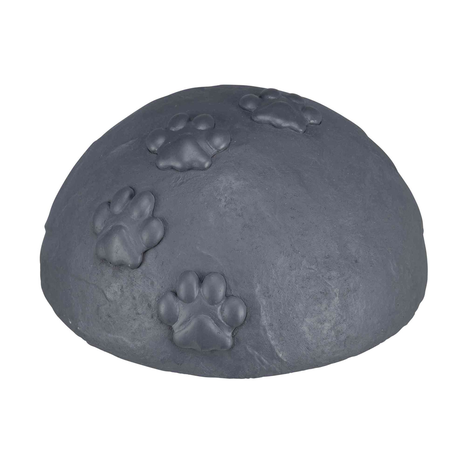 Piedra Conmemorativa Cúpula Huellas, ø15 × 8 cm, Gris