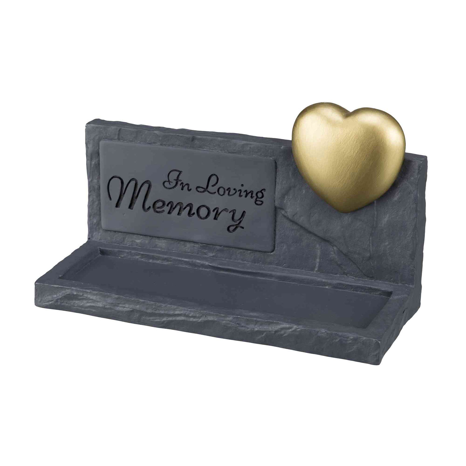 Piedra Conmemorativa Memory, 20 × 7 × 12 cm, Gris
