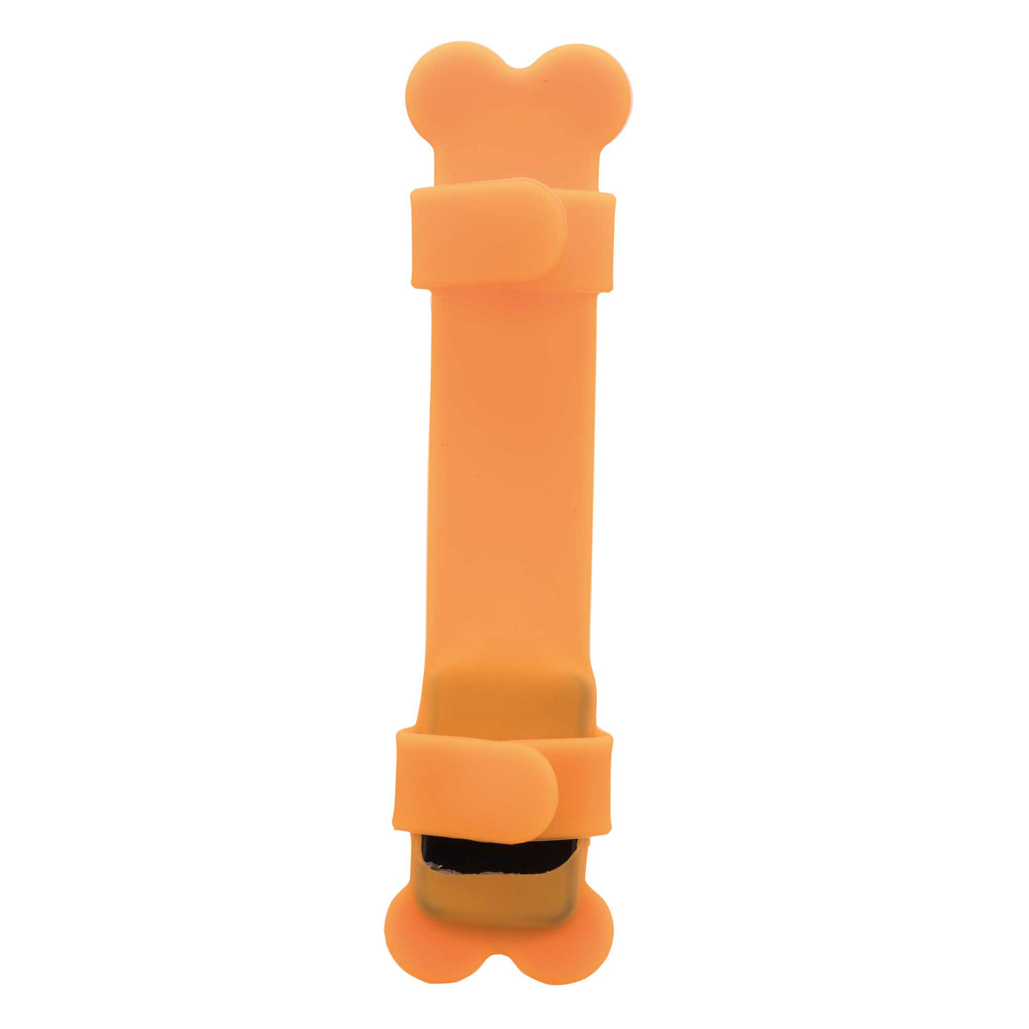 Banda Luz Flash USB, Perro, 15 × 2.5 cm, Naranja