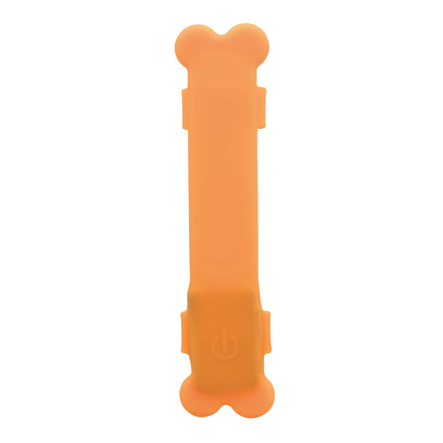 Banda Luz Flash USB, Perro, 15 × 2.5 cm, Naranja