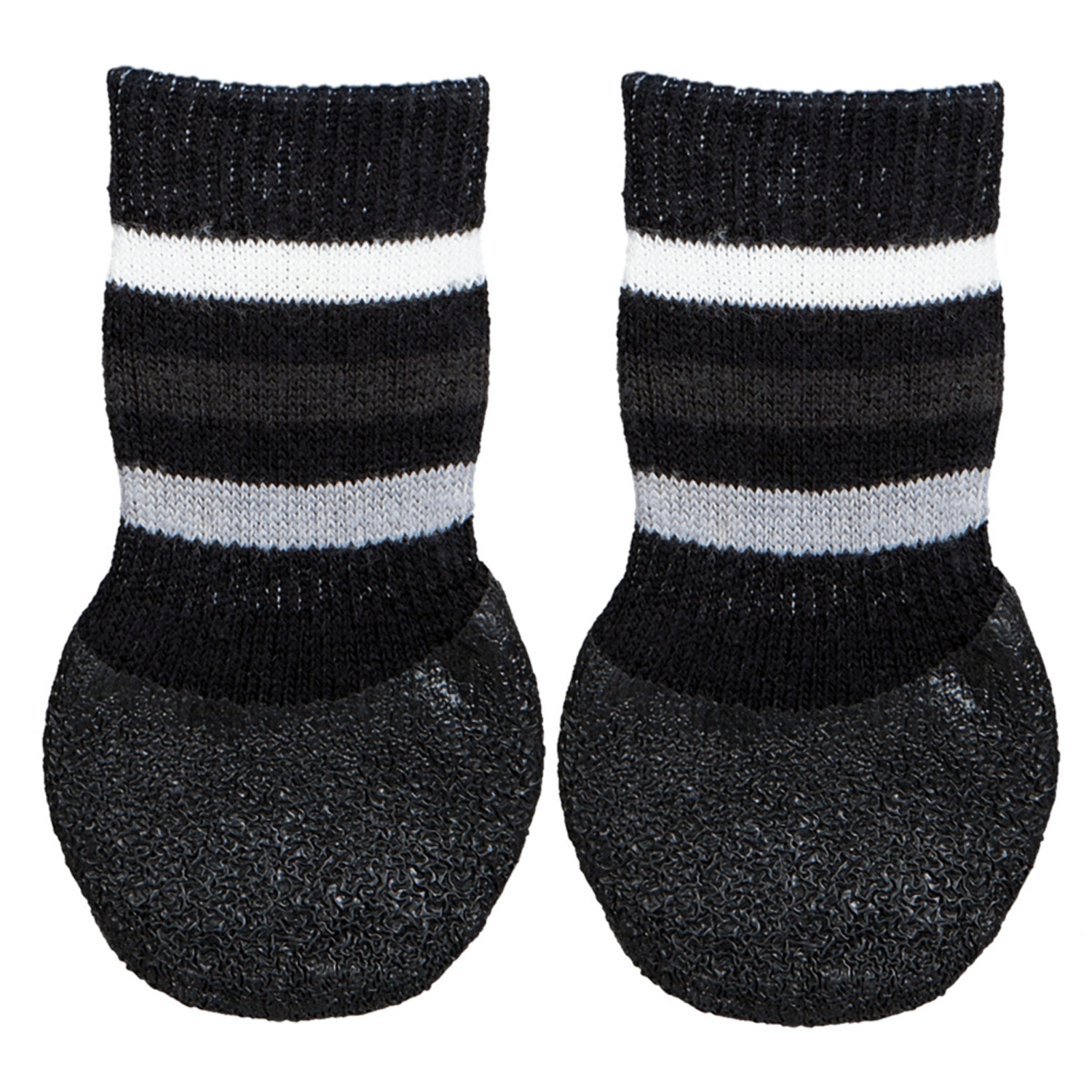 2 Calcetines Perro, Antideslizante, XS-S, Negro