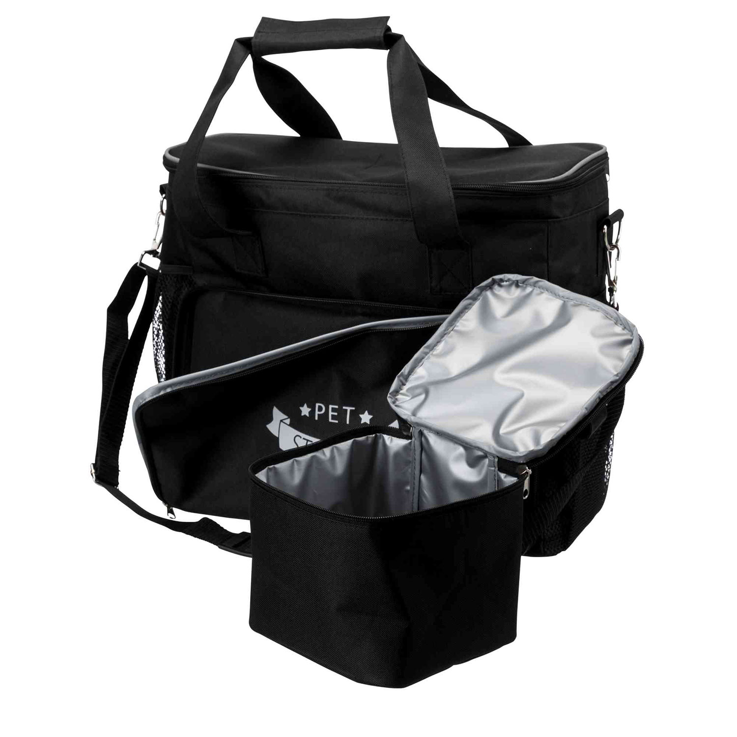 Bolsa para Accesorios "Pet Storage", 38 × 35 × 17 cm, Negro