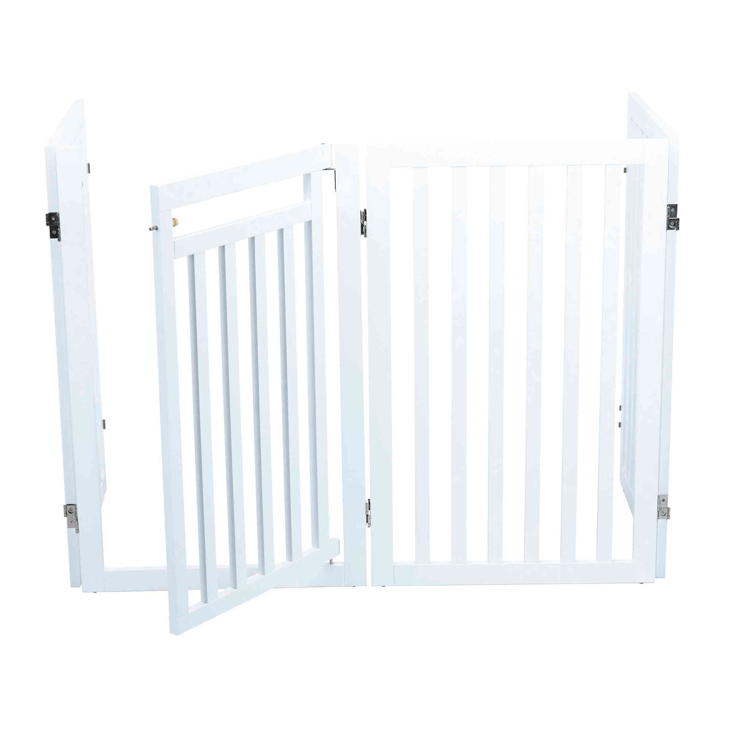 Barrera, Con Puerta, 60–160 × 81 cm, Blanco