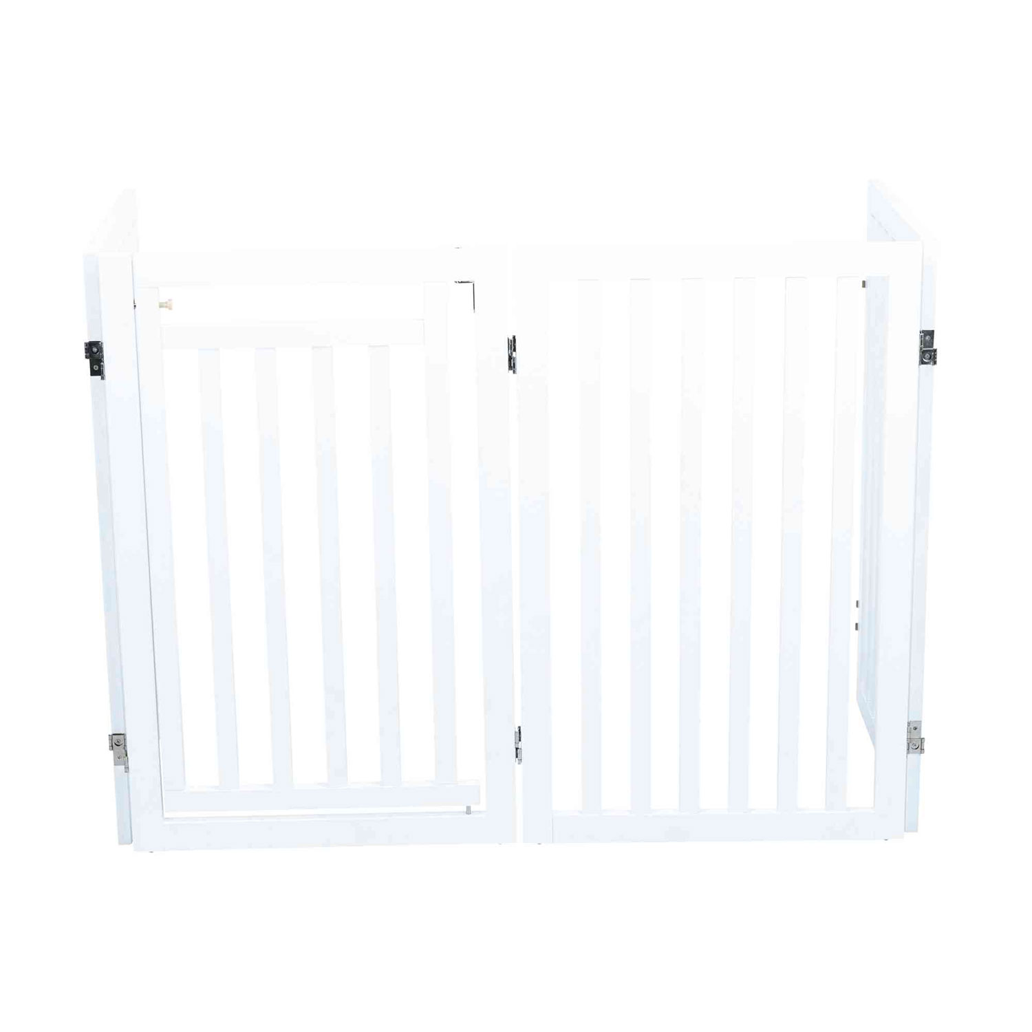 Barrera, Con Puerta, 60–160 × 81 cm, Blanco