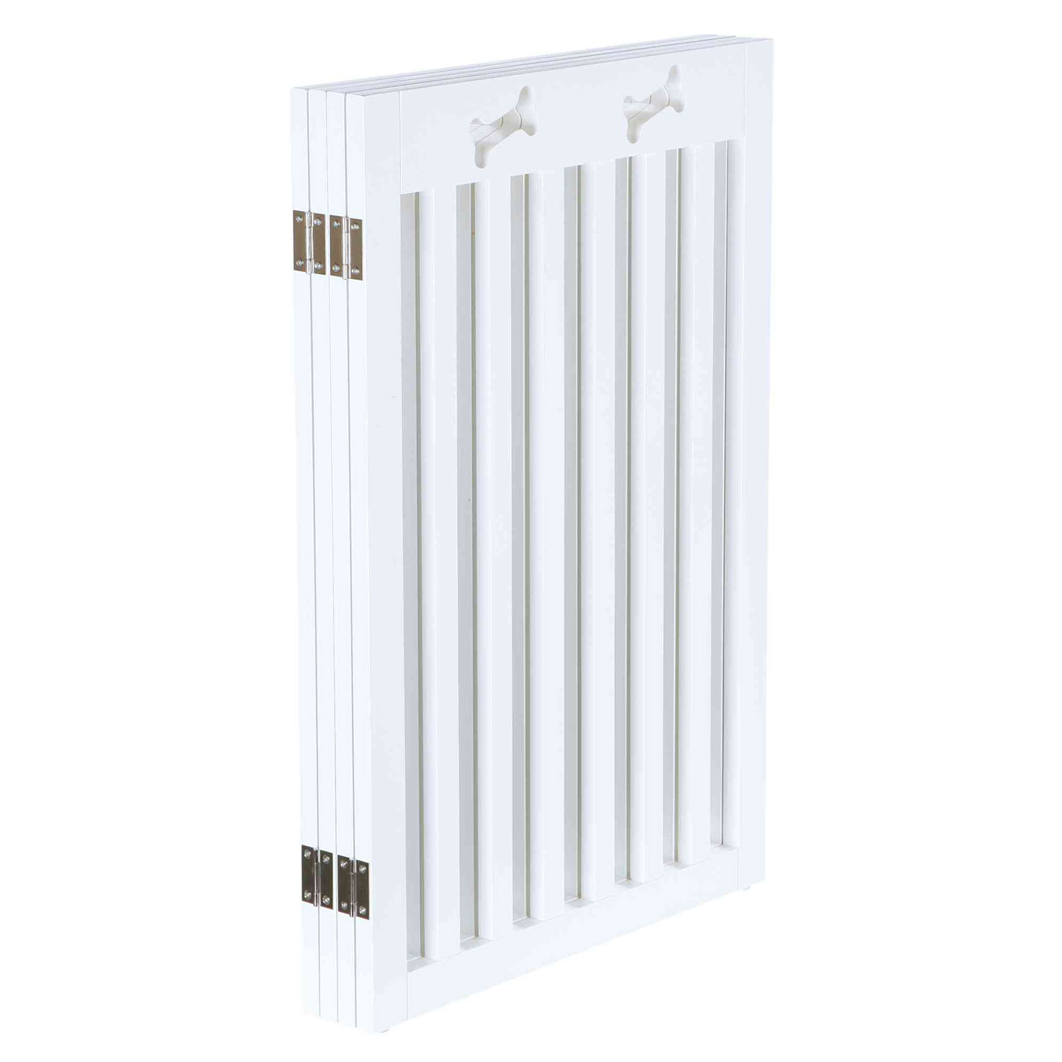 Puerta Perros, 4-partes, 60-160 × 75 cm, Blanco