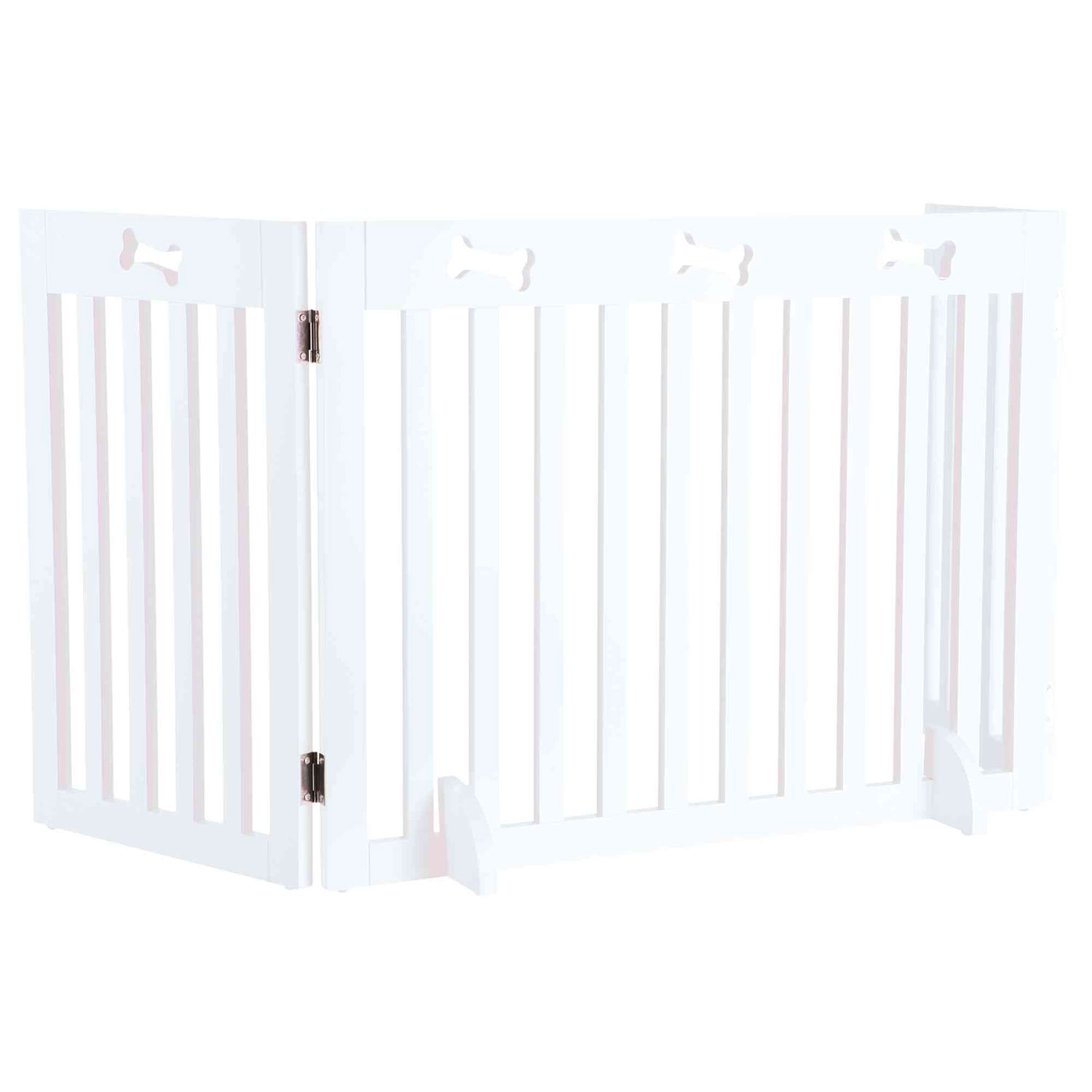Puerta Perros, 3-partes, 82–124 × 61 cm, Blanco