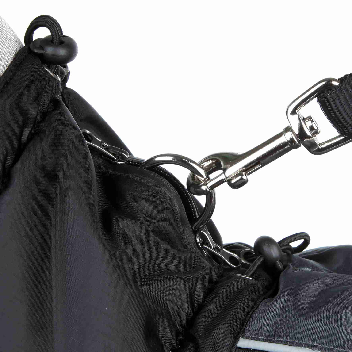 Abrigo Prime, XS, 30 cm, Negro-Gris