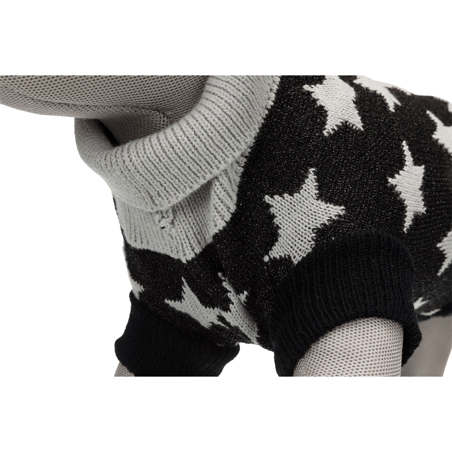 Jersey Stella Bay, XS: 24 cm: 28 cm, Negro-Gris