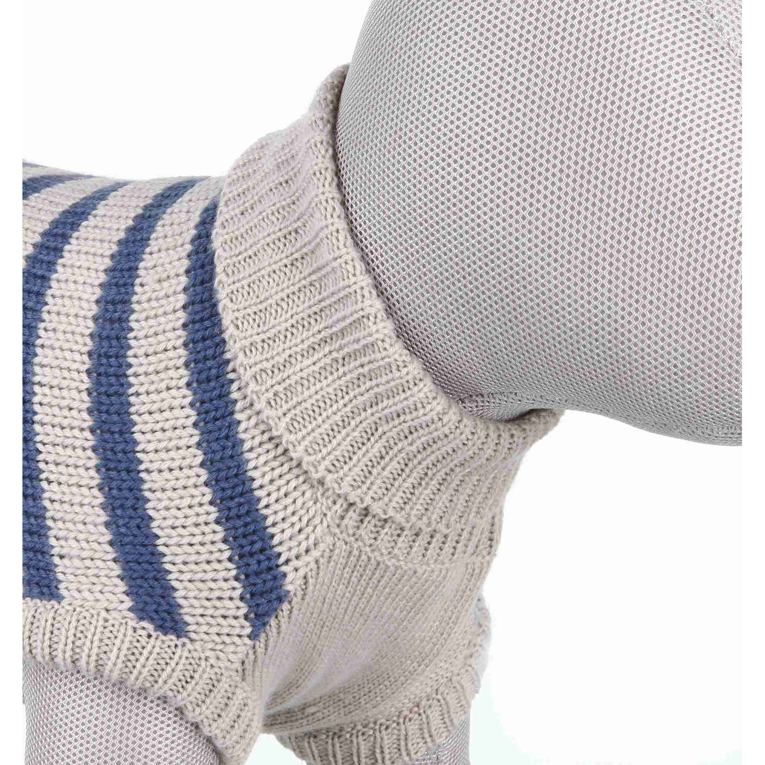 Jersey Milton, XXS, 24 cm, Gris-Azul