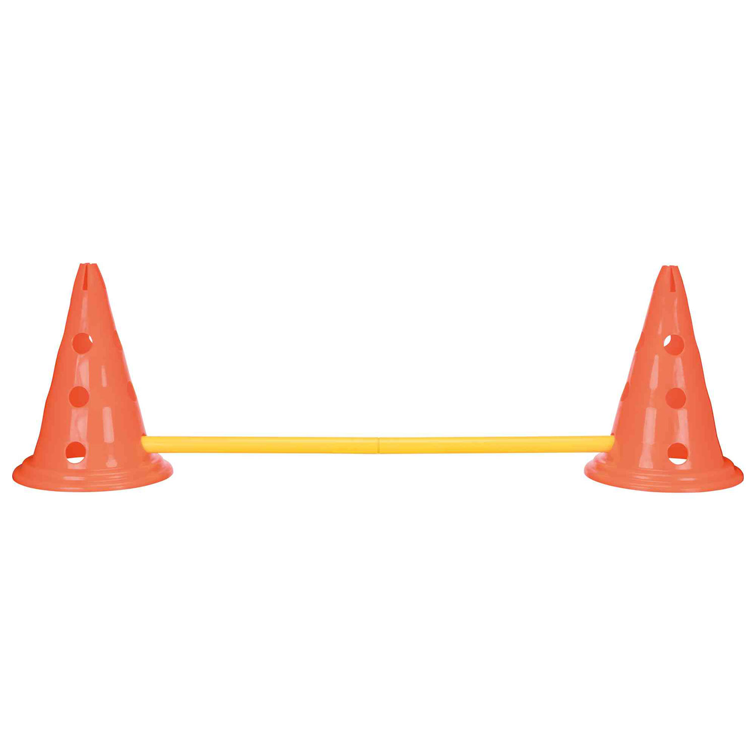 Set 3 Obstáculos, ø23 × 30 cm &78 cm, Naranja-Amarillo