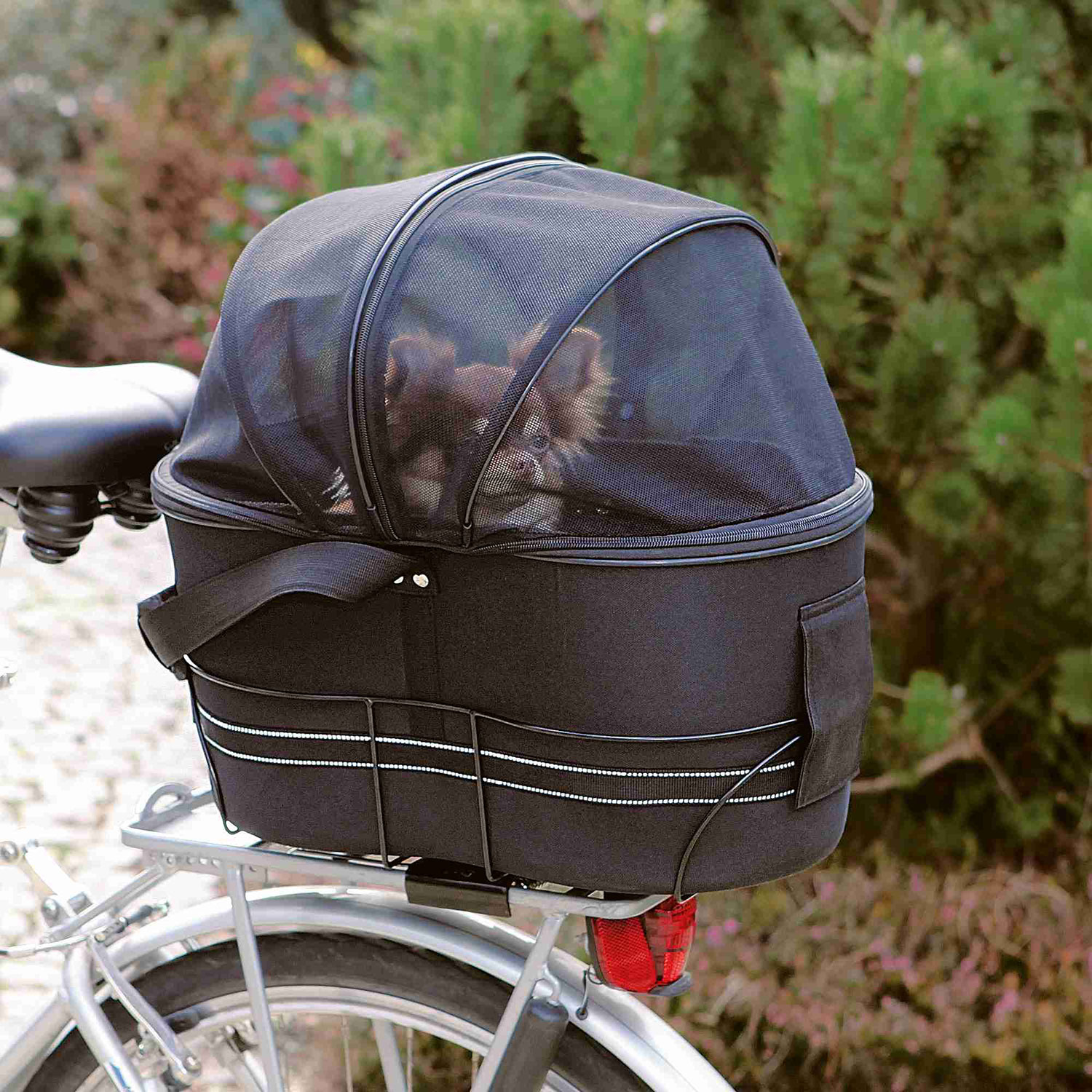 Bolsa para Bicicleta, 48 × 29 × 42 cm, Negro