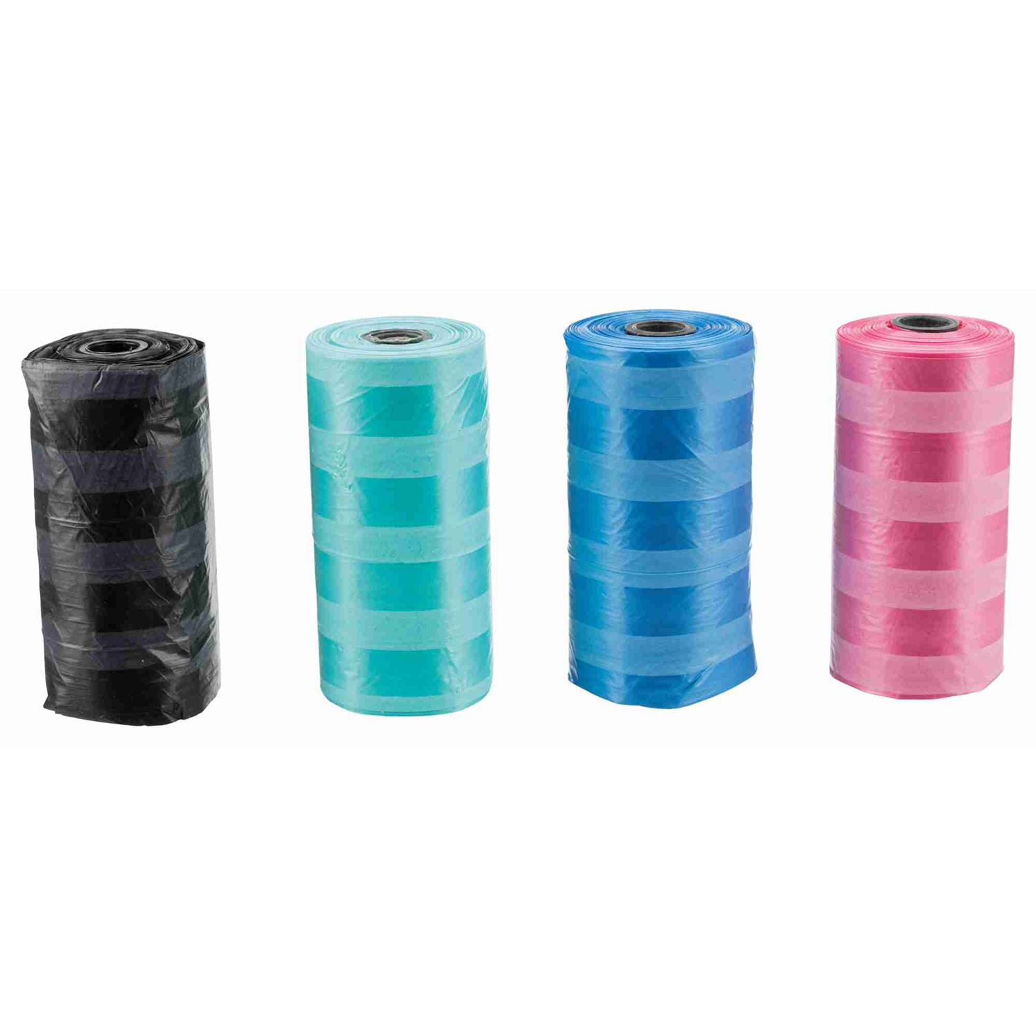 4 Rollos de 20 Bolsas, Color Surtido