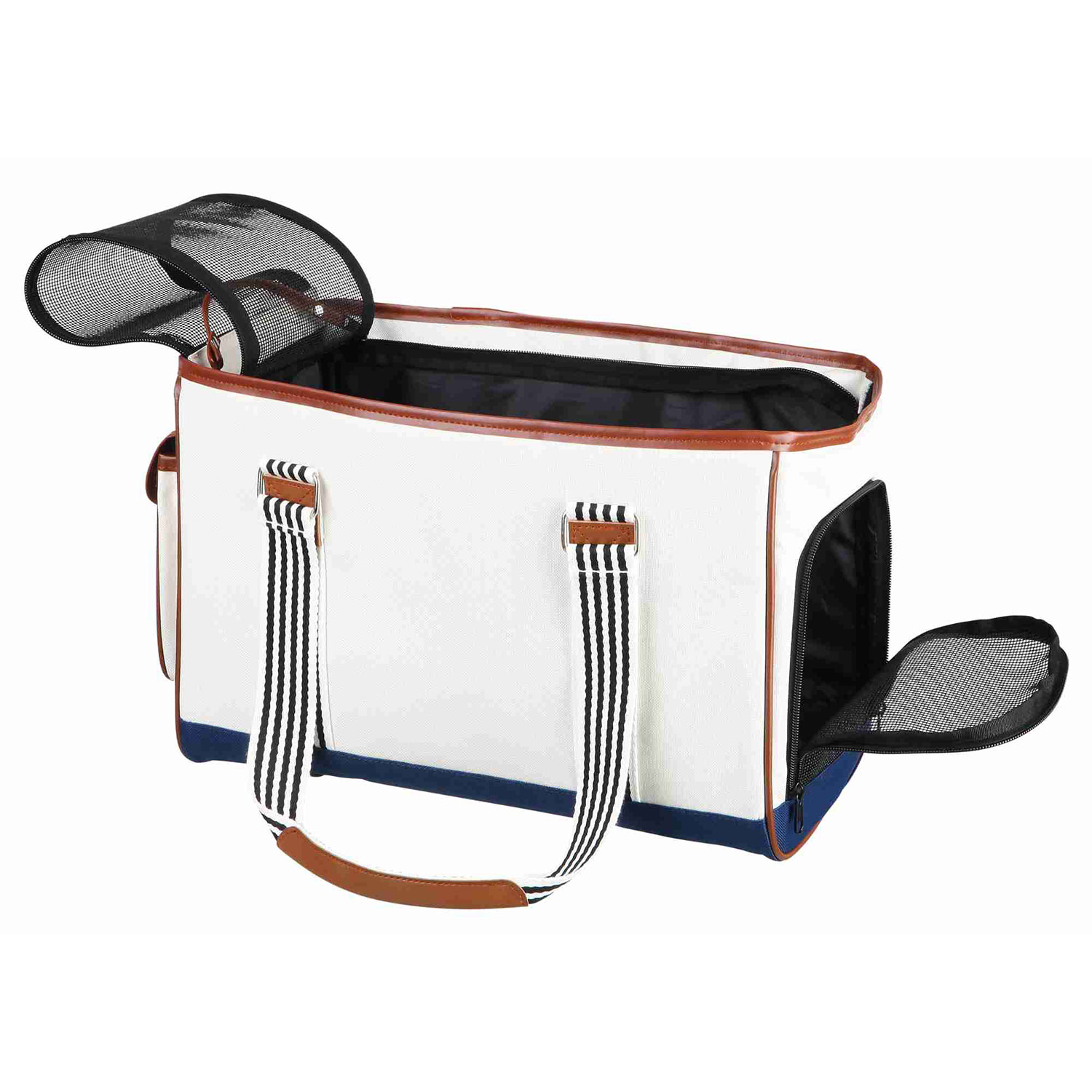 Bolsa Elisa, 20 × 26 × 41 cm, Blanco