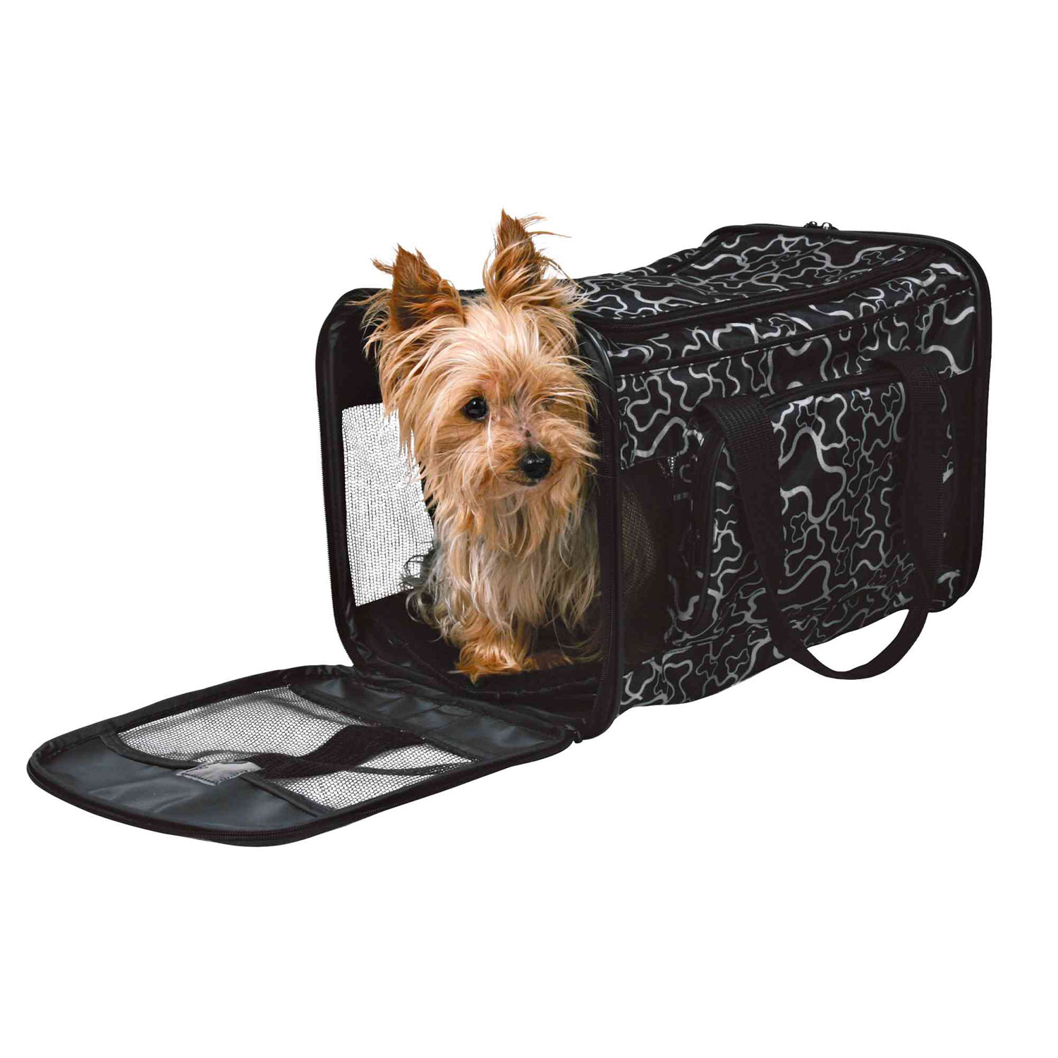 Bolsa Transporte Adriana, Nylon, 26 x 27 x 42 cm, Negro