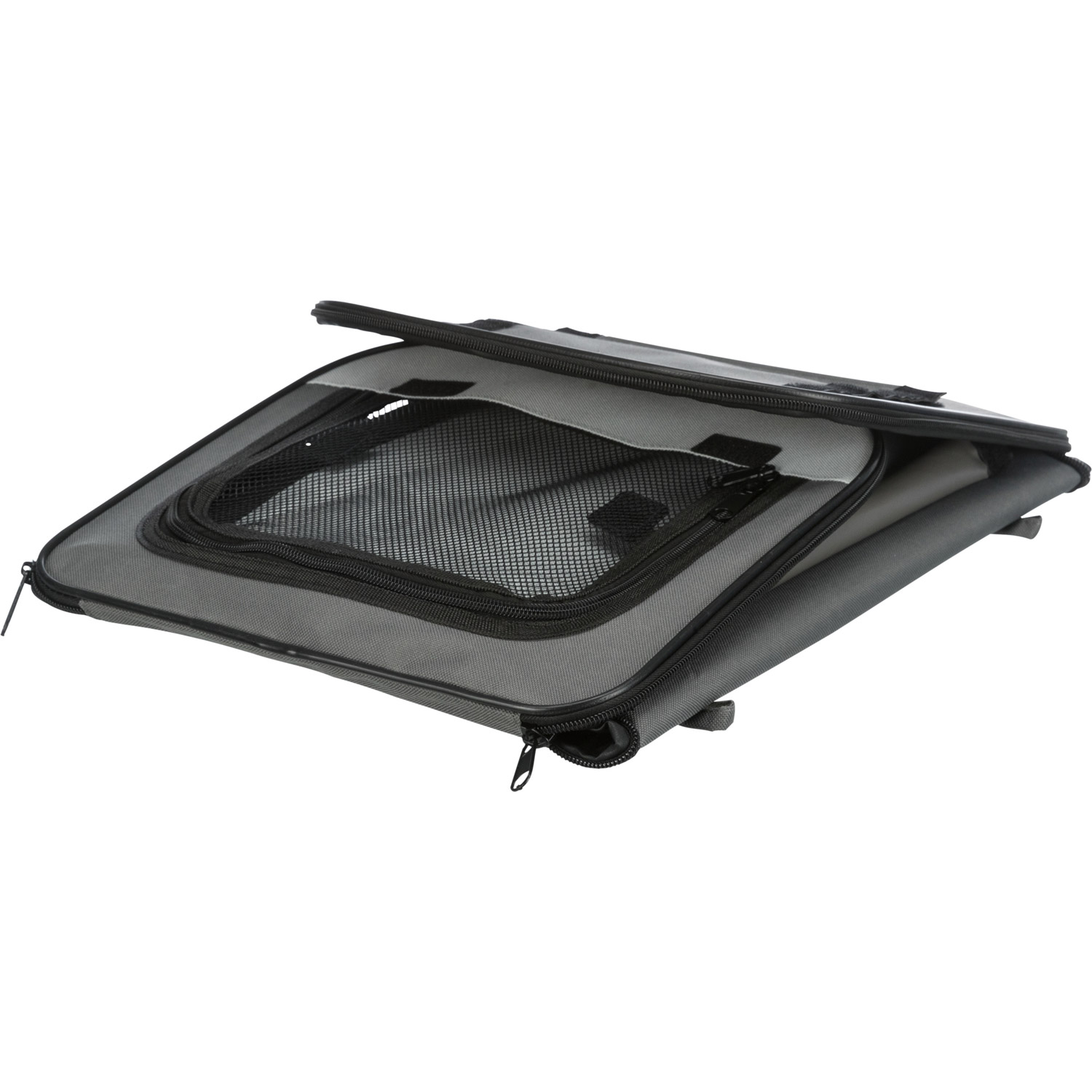 Caseta Desmontable 1, 32 x 32 x 47 cm, Gris oscuro-Gris claro