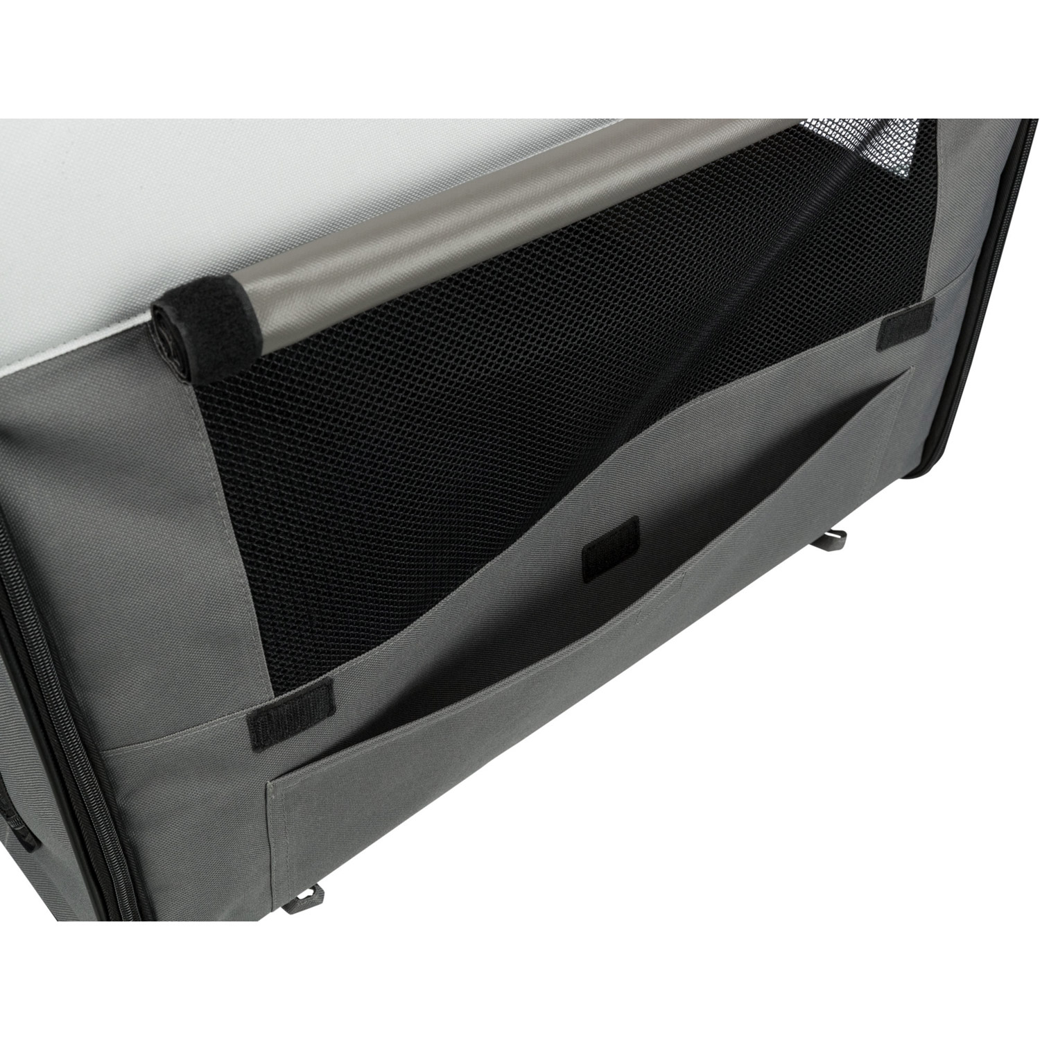 Caseta Desmontable 1, 32 x 32 x 47 cm, Gris oscuro-Gris claro
