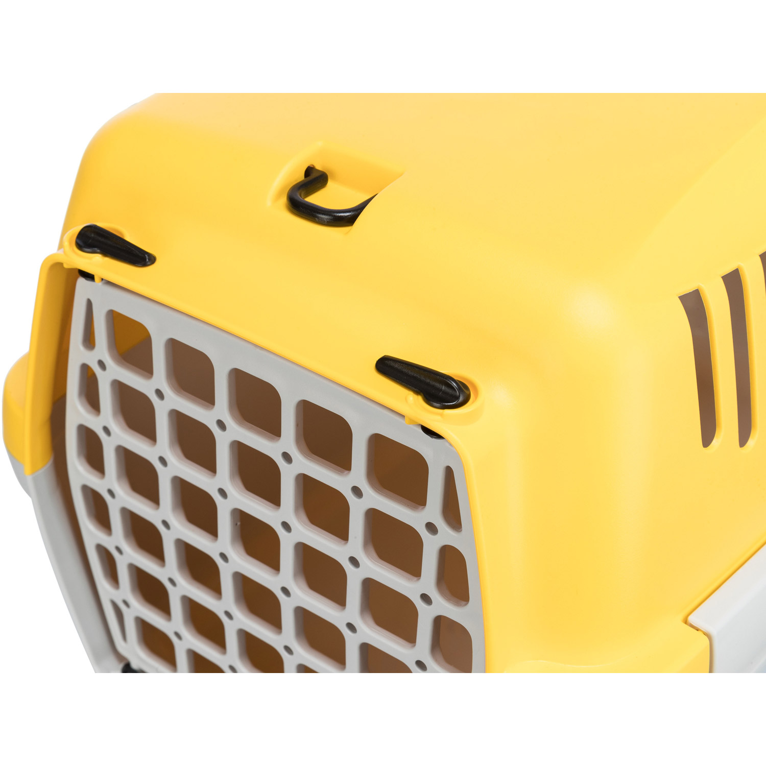 Transportín Capri 1, XS, Gris claro/Amarillo, 32 × 31 × 48 cm, 1,2 kg