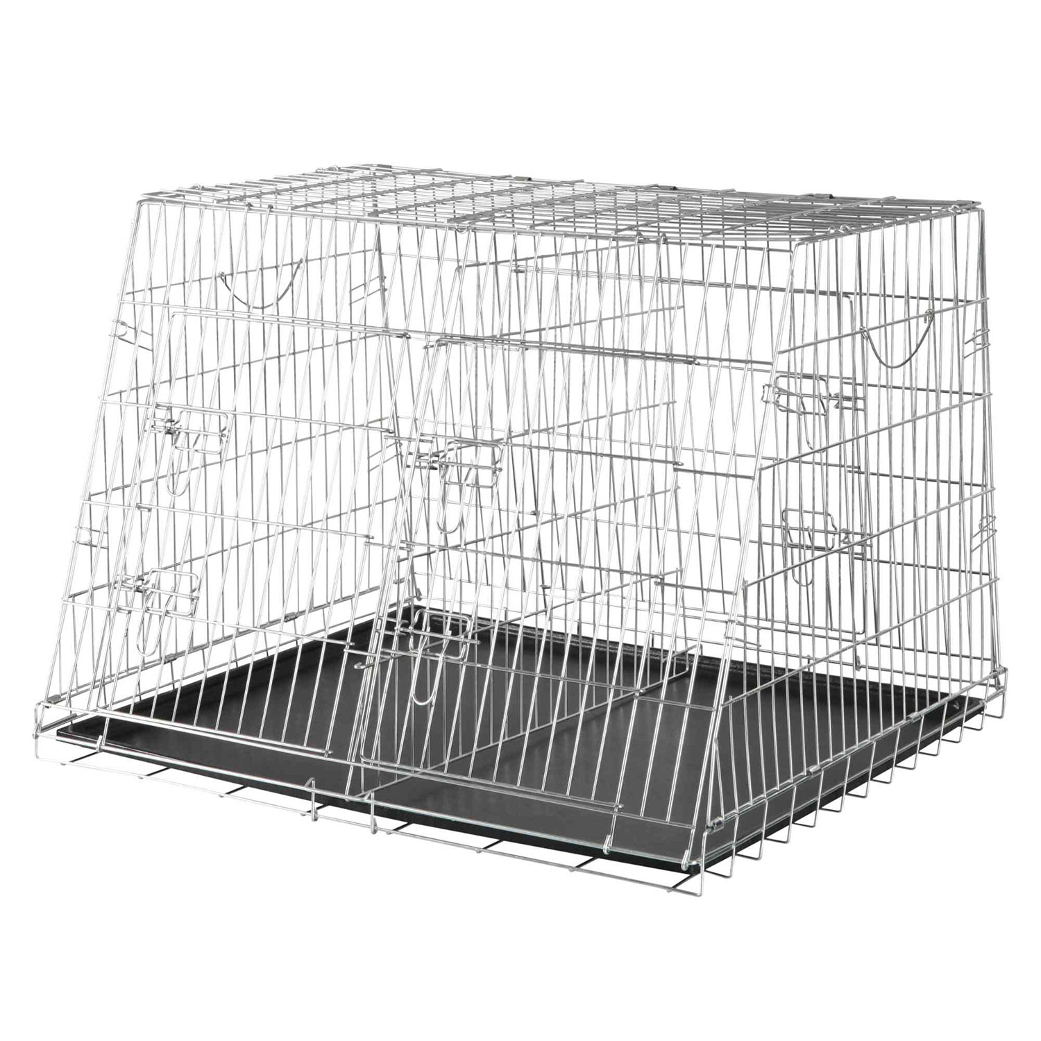Jaula Transporte Galvanizada, Doble, 93 x 68 x 79 cm