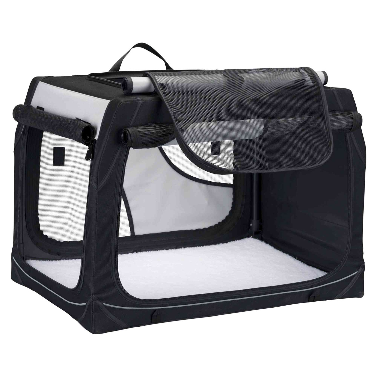 Jaula Nylon Plegable Coche, Vario, S, 61 x 43 x 46 cm