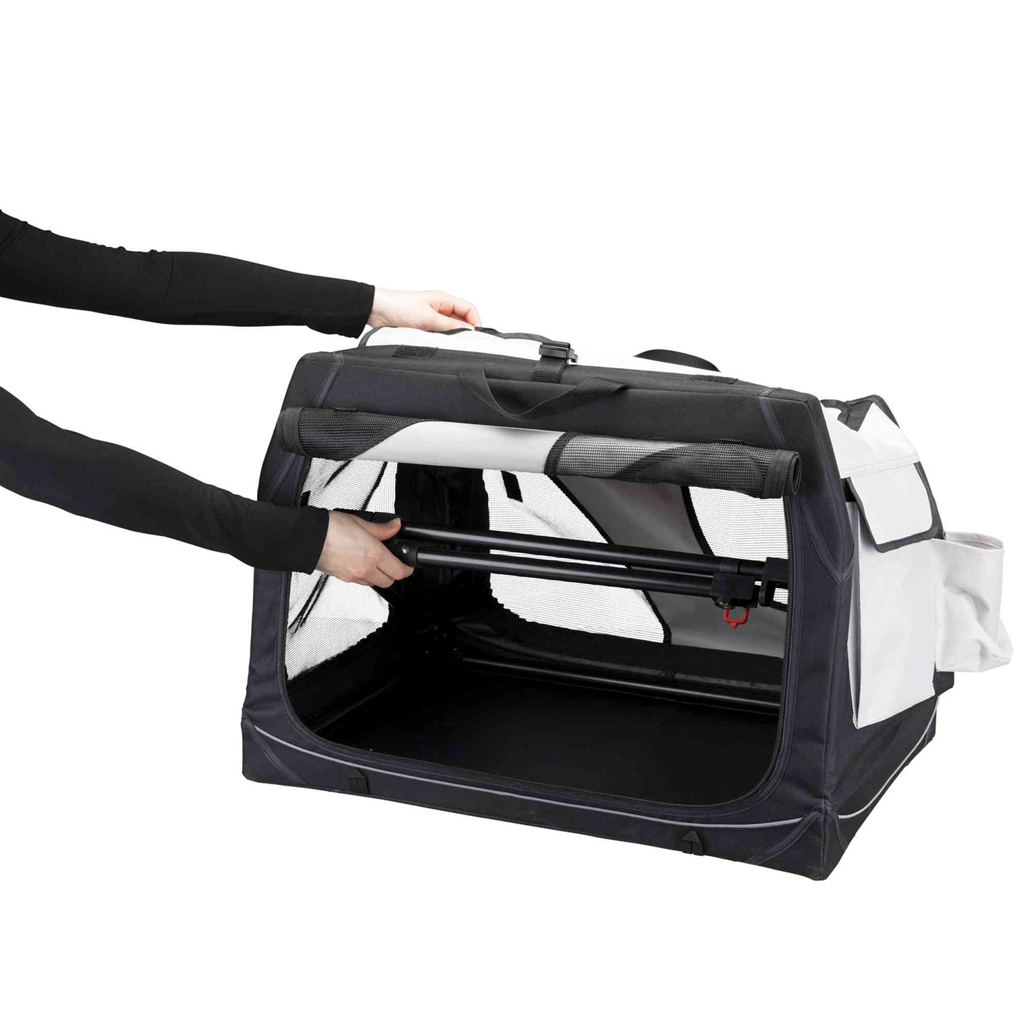 Jaula Nylon Plegable Coche, Vario, S, 61 x 43 x 46 cm