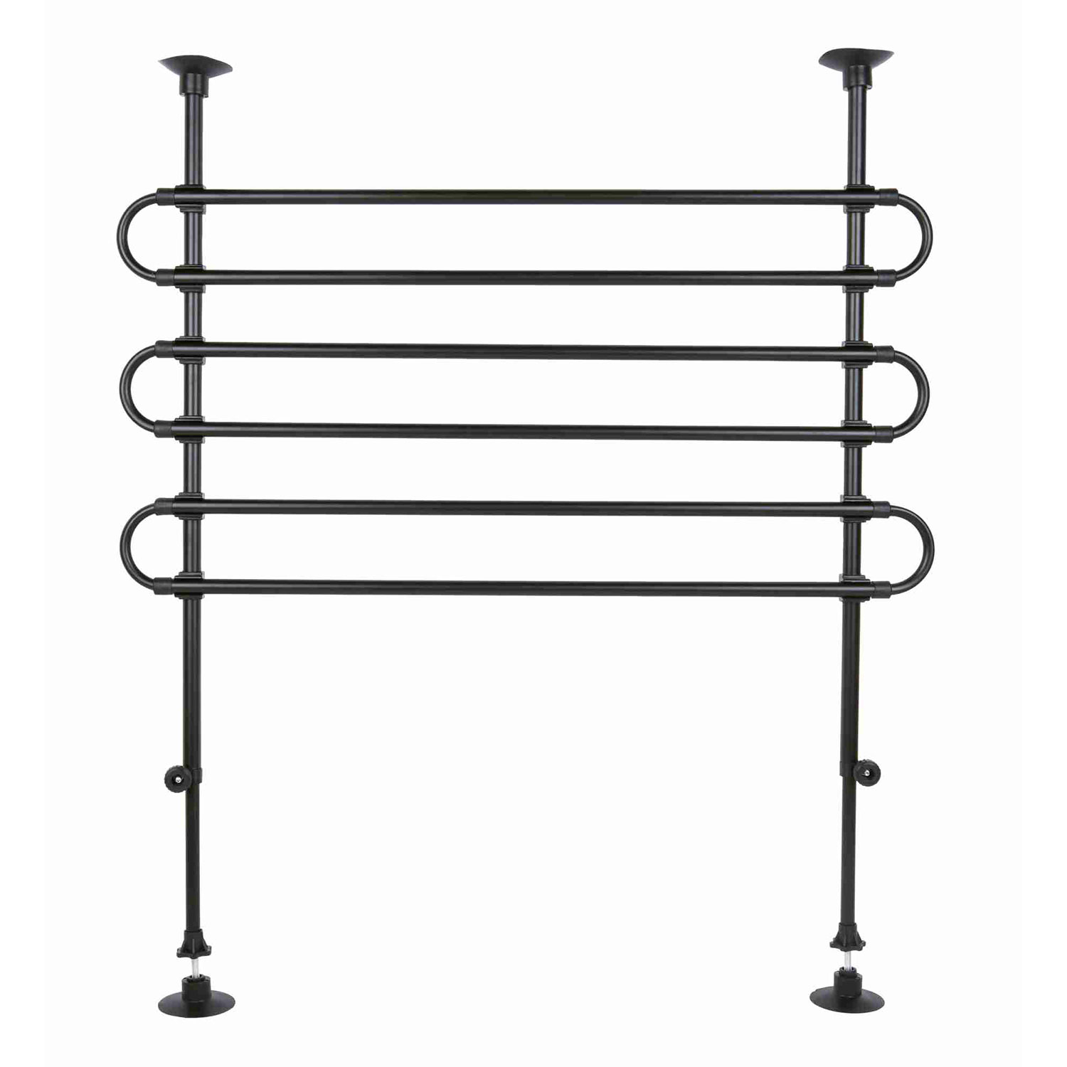 Divisorio para el Coche, Metálico, Ajustable, Negro