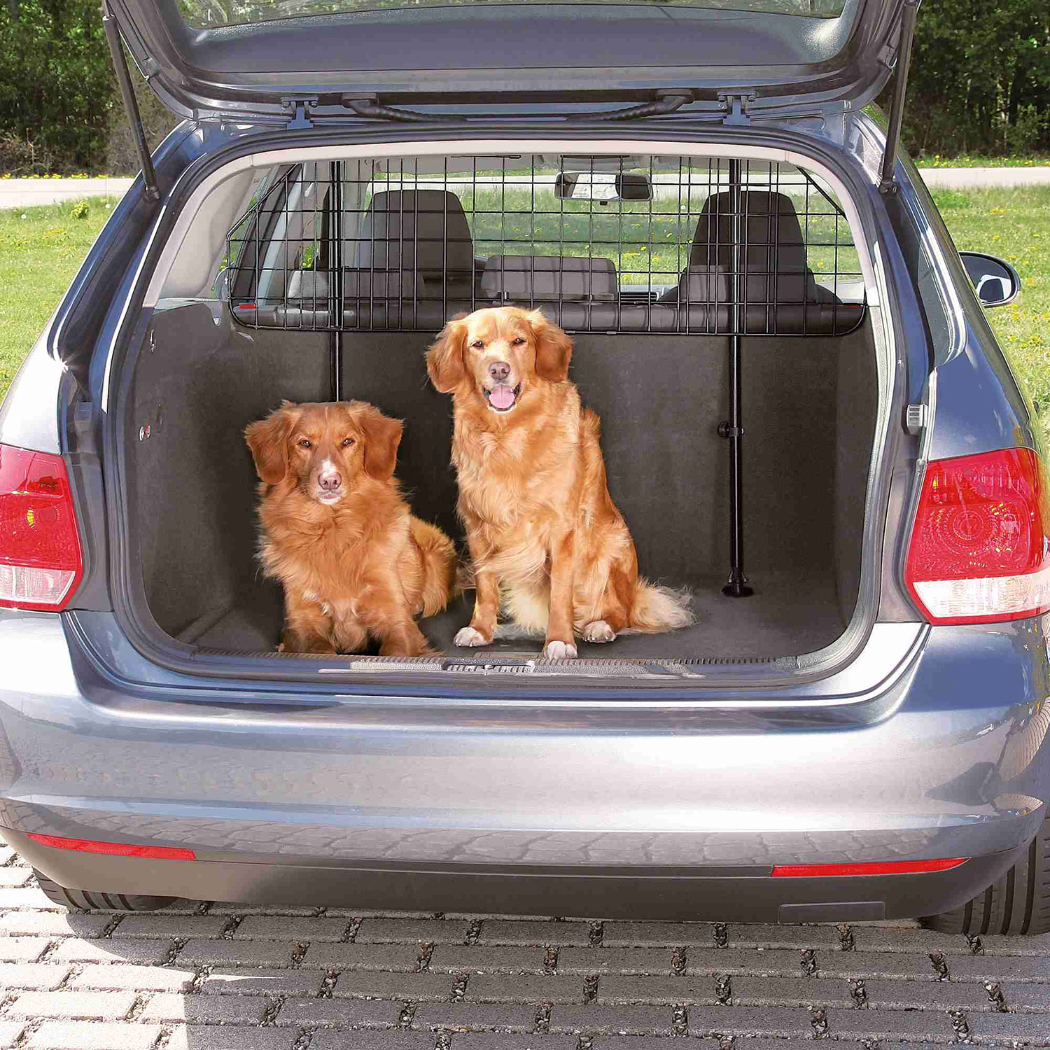 Barra protectora Coches, De 125 a 140 cm, Negro