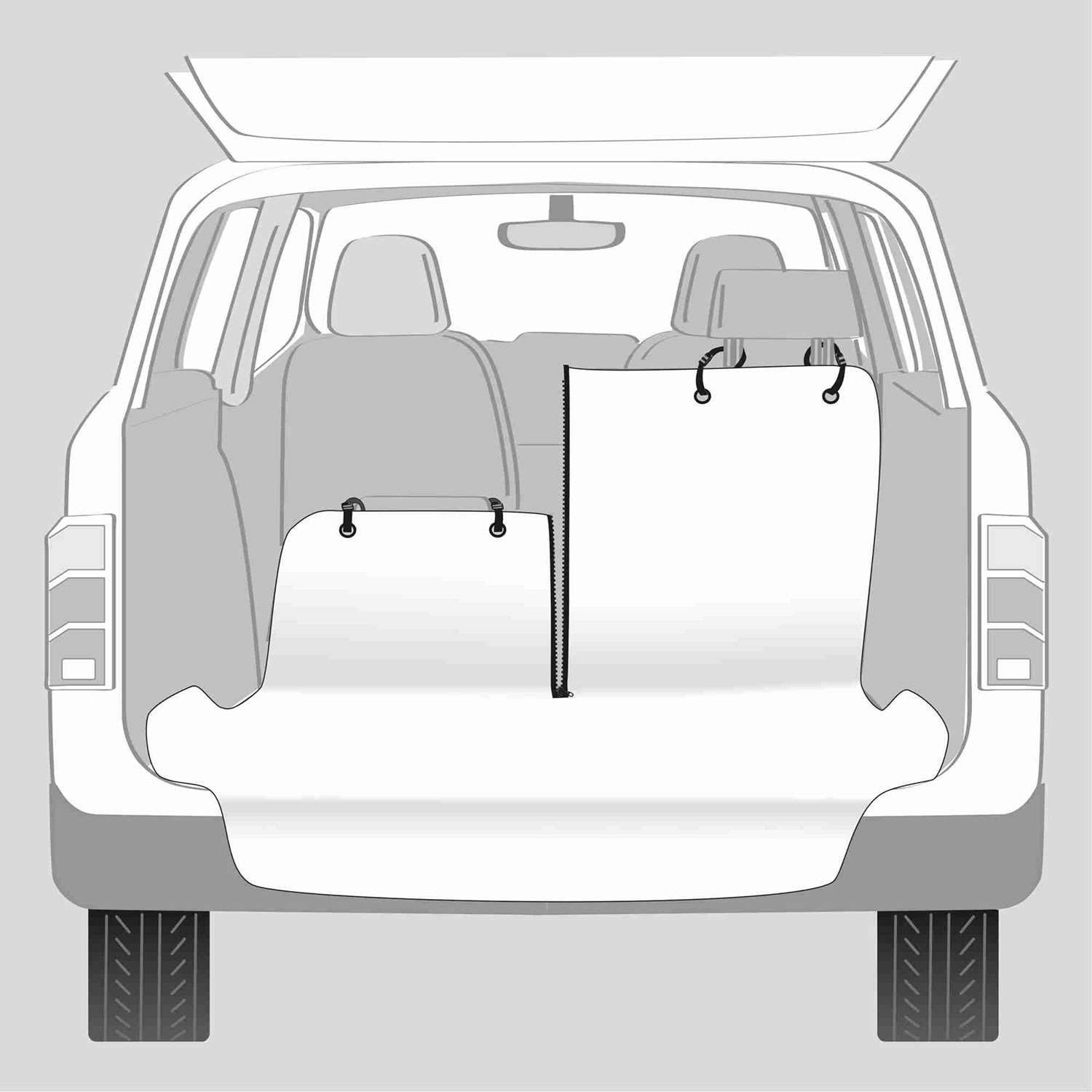 Protector Maletero, 1.80 × 1.30 m, Beige