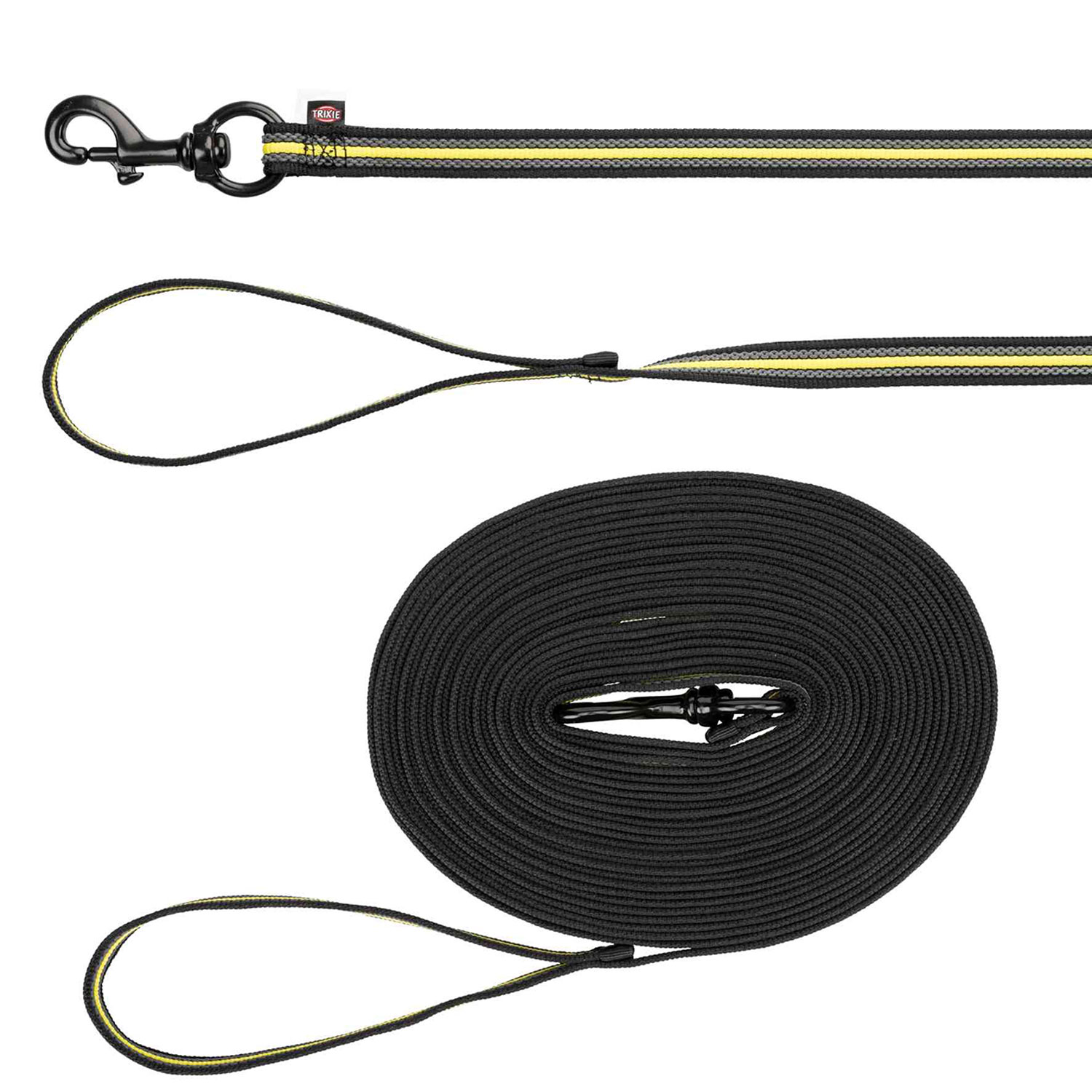 Correa Rastreo SDS, 10 m/17 mm, Negro-Amarillo