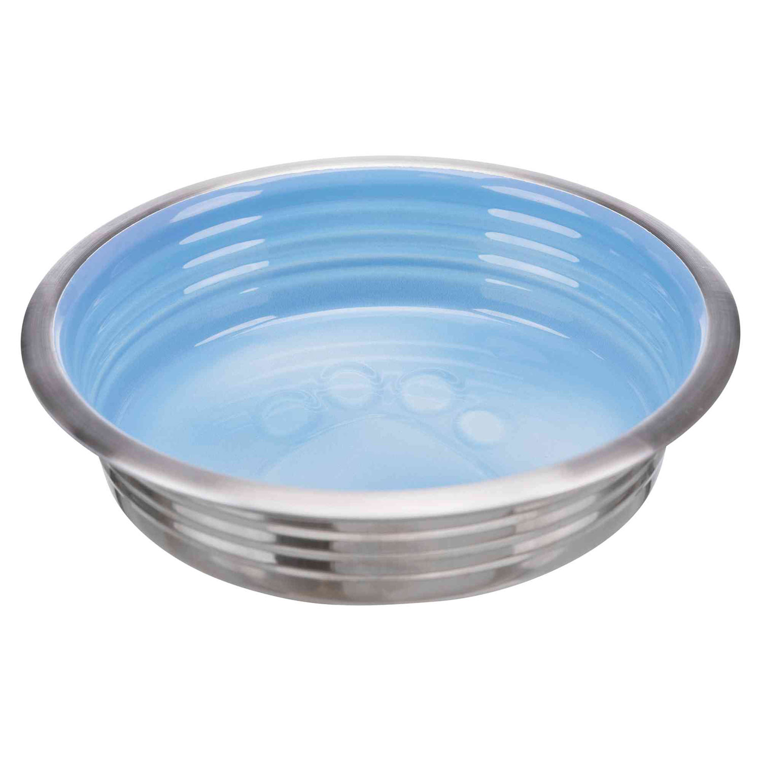 Comedero Acero Inox. Acristalado, 0.2l/ø12 cm