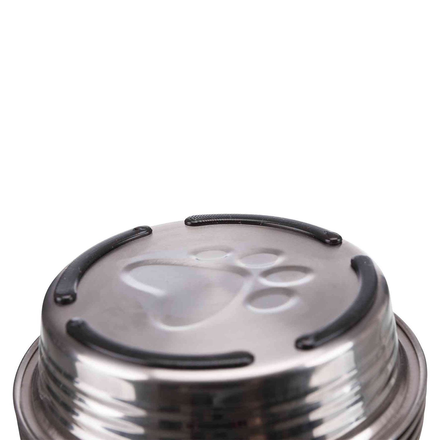 Comedero Acero Inox. Acristalado, 0.2l/ø12 cm
