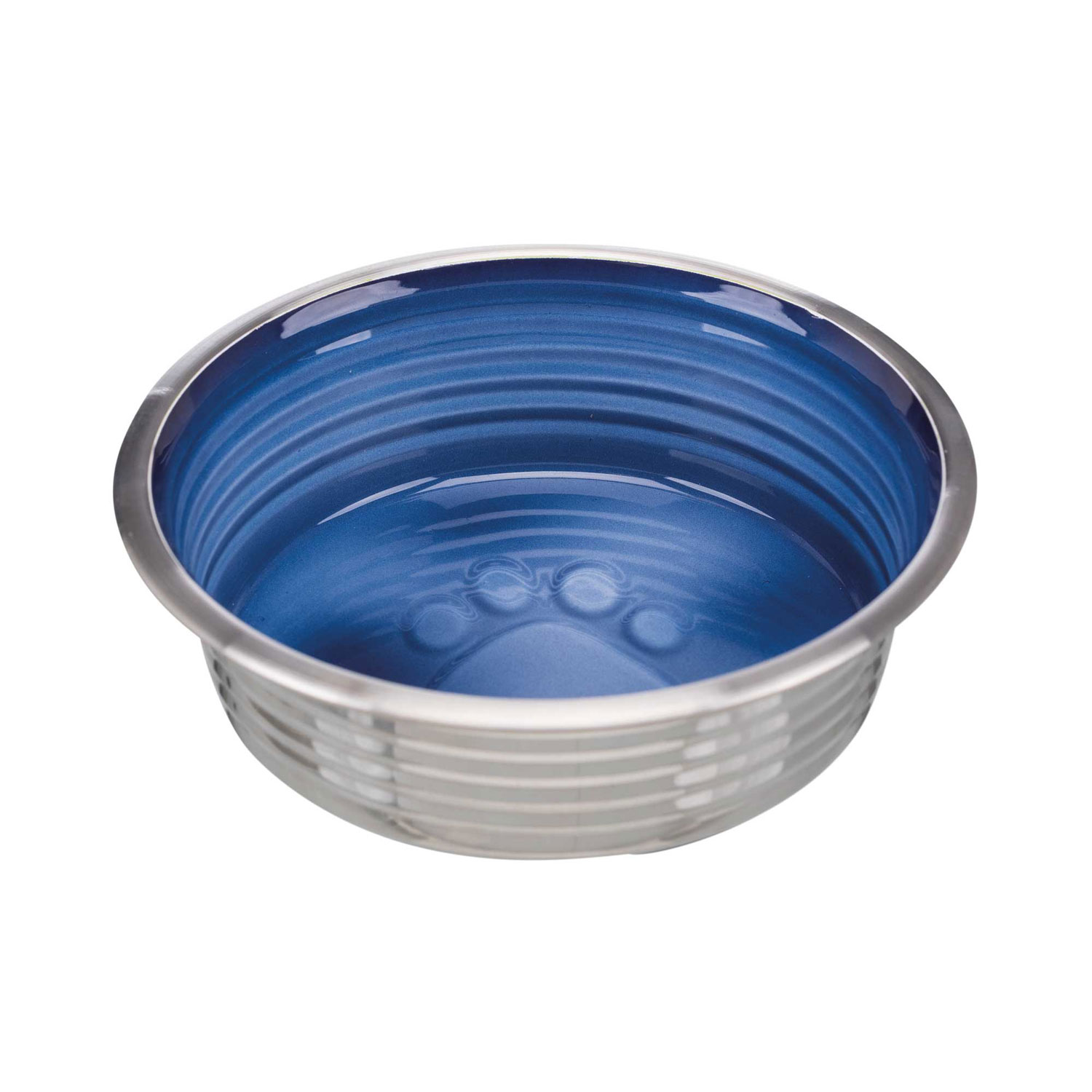 Comedero Acero Inox. Acristalado, 0.4l/ø13 cm