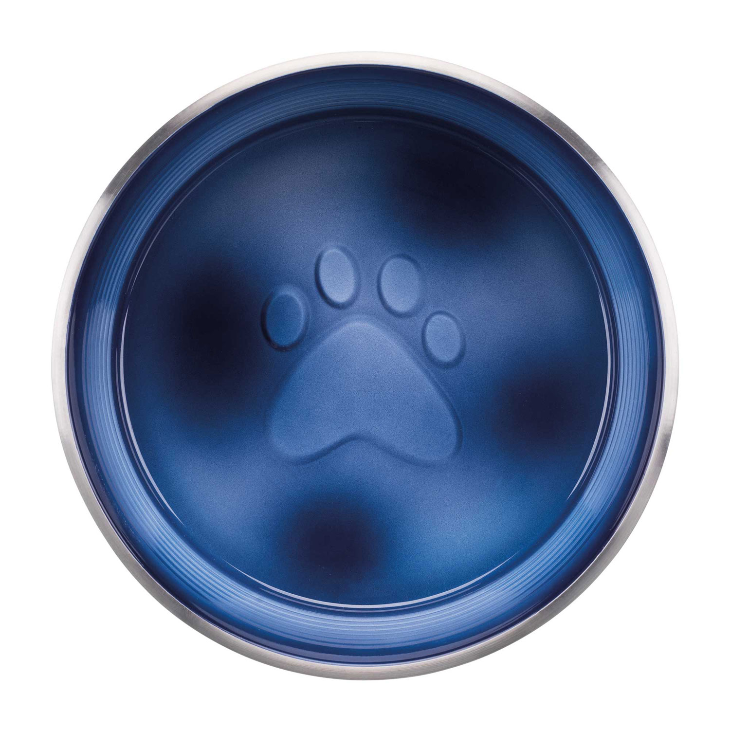 Comedero Acero Inox. Acristalado, 0.4l/ø13 cm