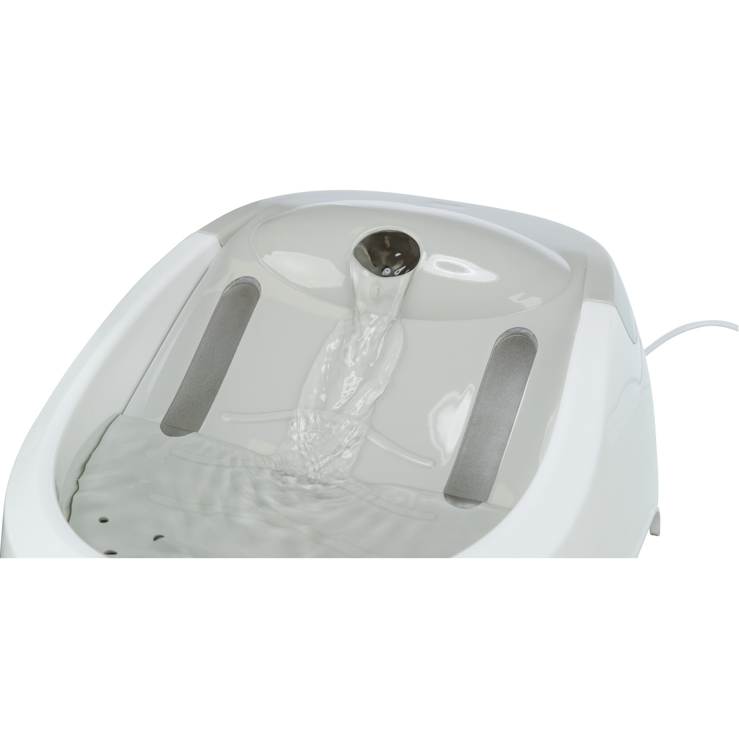 Fuente automática Duo Stream, 1l, Blanco-Azul