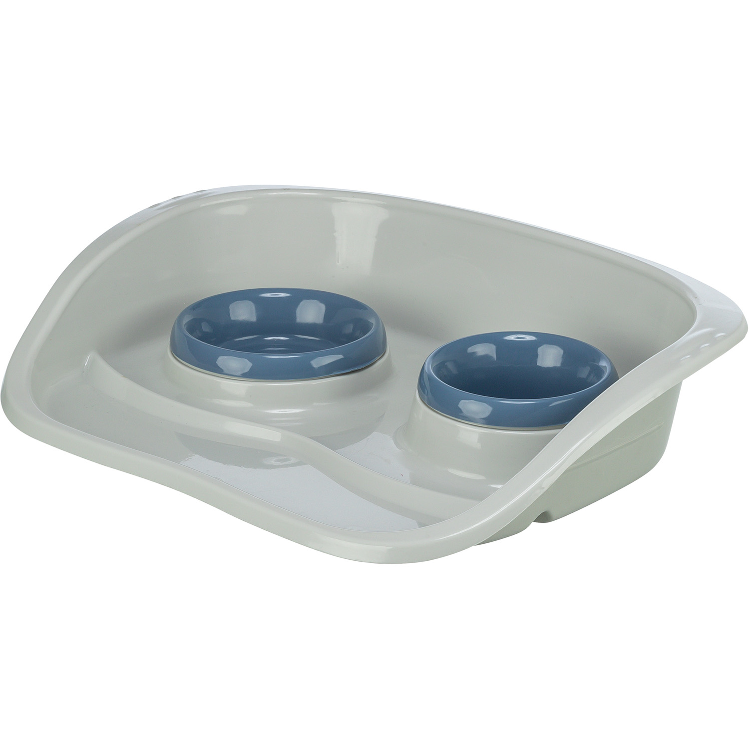 Set de Comedero, Plástico, 46 × 11 × 30 cm, 0.25l/0.3l