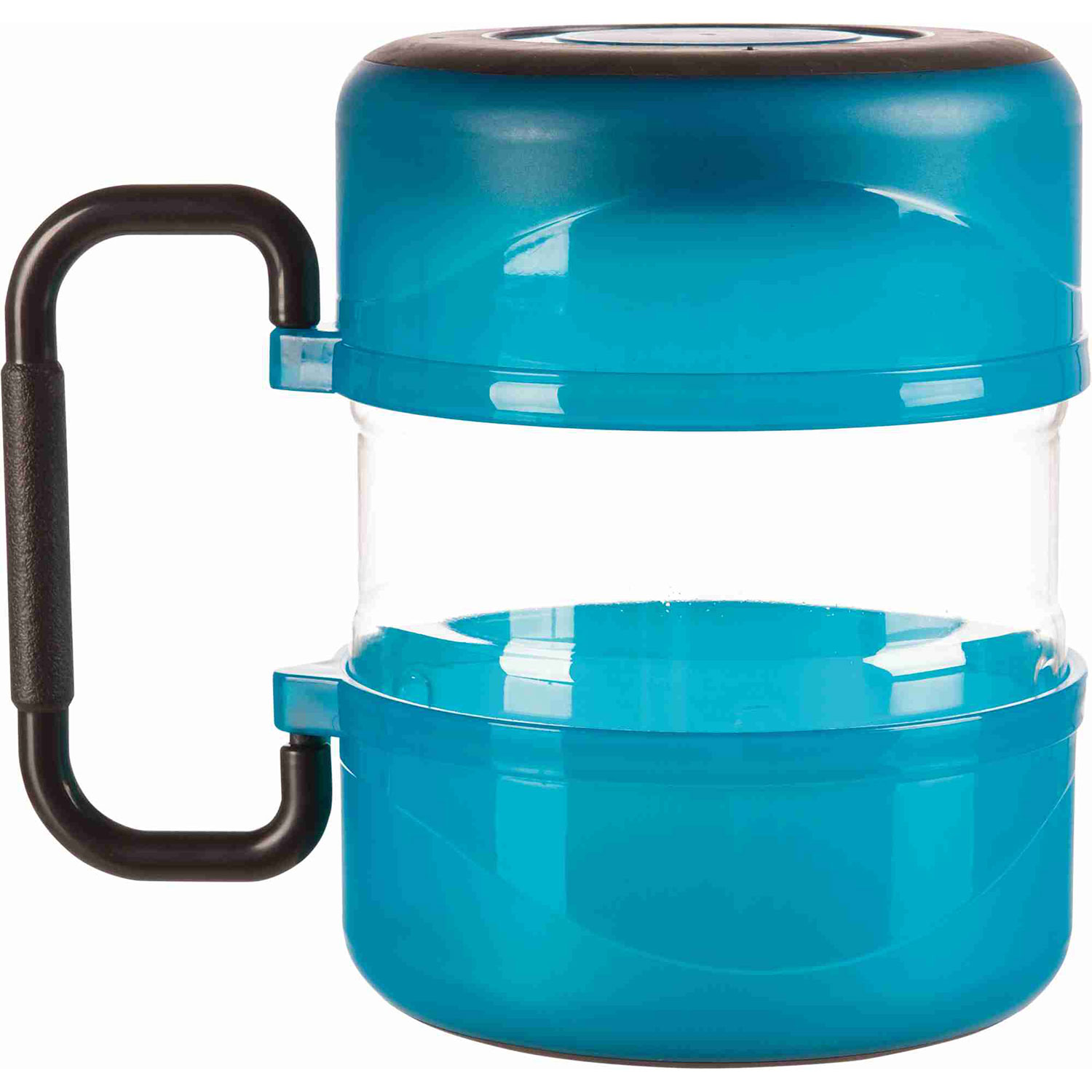 Set Viaje, Plástico, 2 Cuencos de 0.75 l, Bote de 2 l