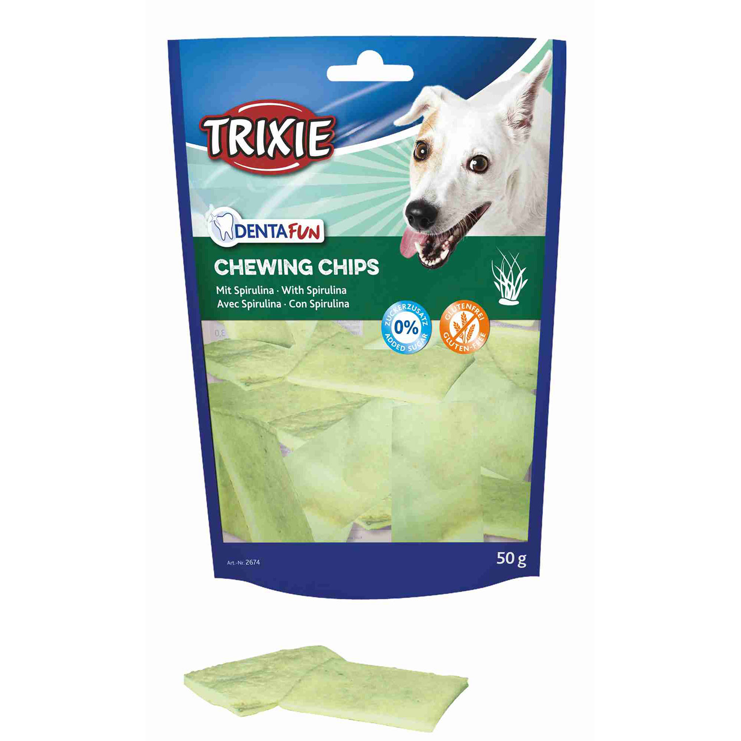 Tiras con Epirulina Denta Fun, Light, 50 g
