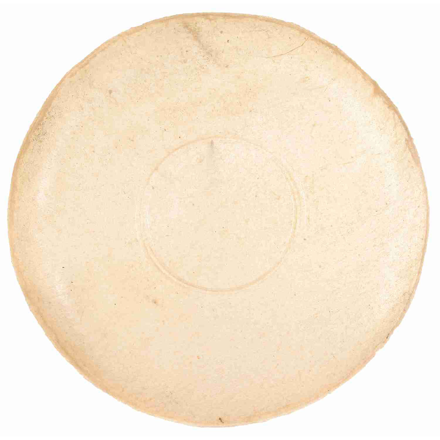 Plato perro, Piel natural 100%, ø15 cm, Granel