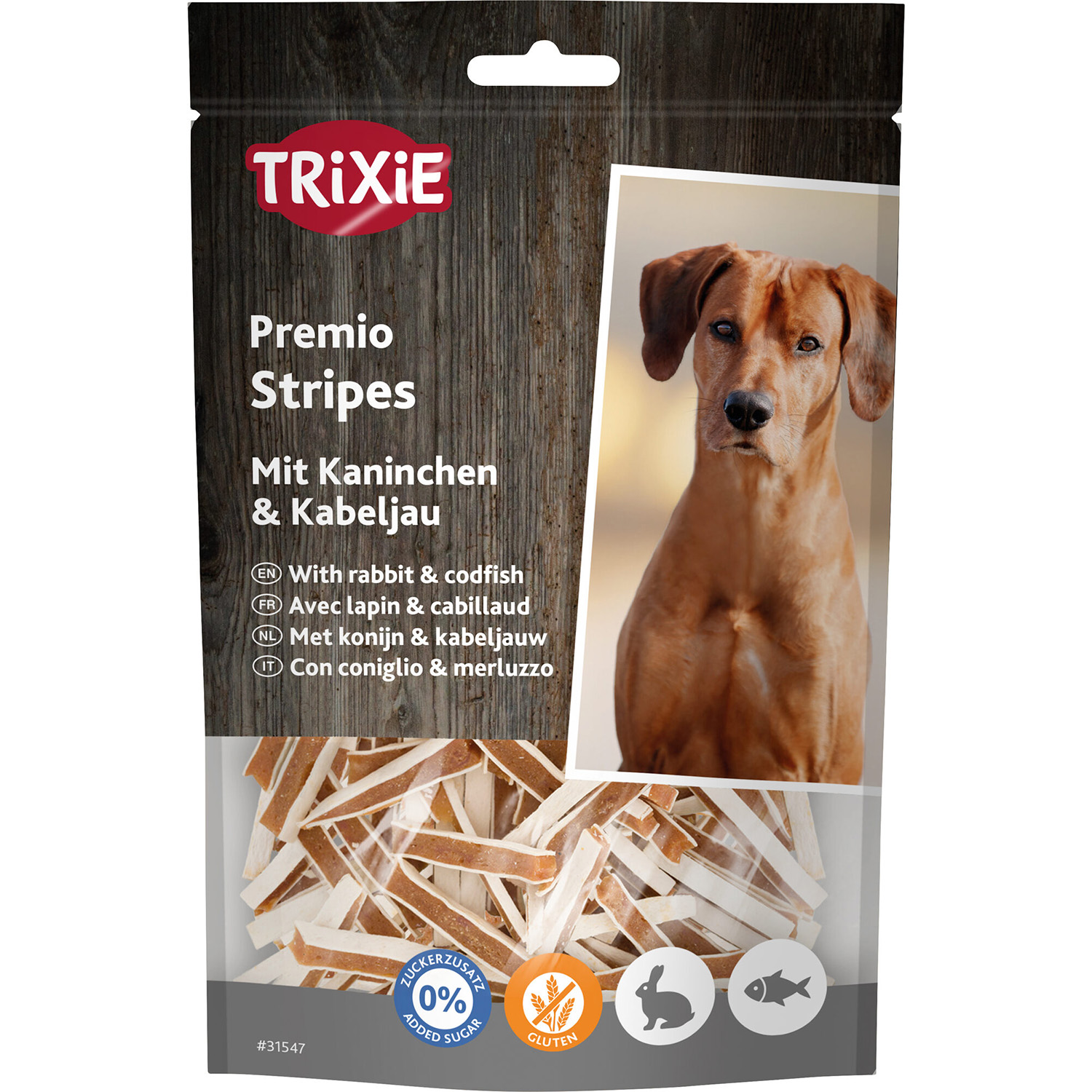 Snack PREMIO Fish Rabbit Stripes, 100 g