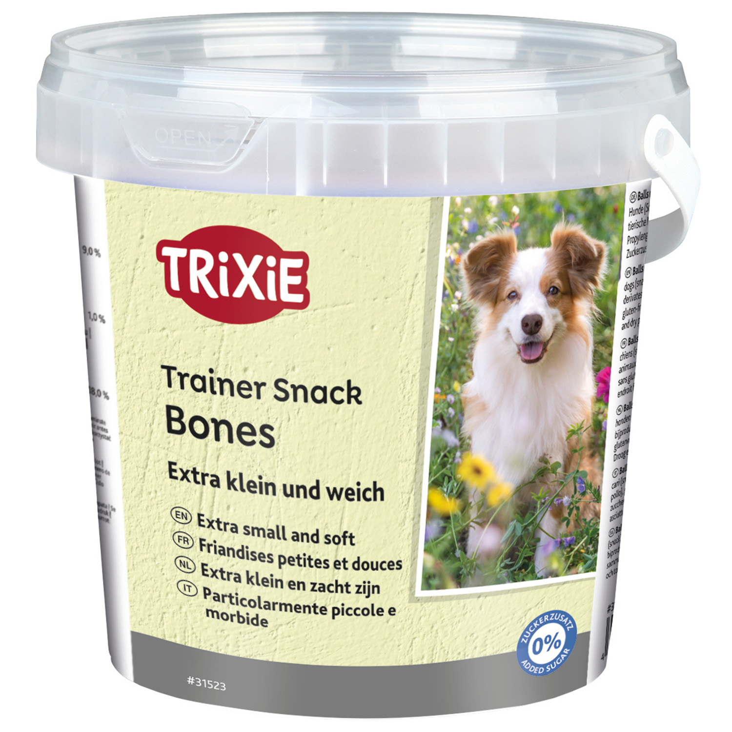 Bote Snack de Entrenamiento Mini Bones, 500 g