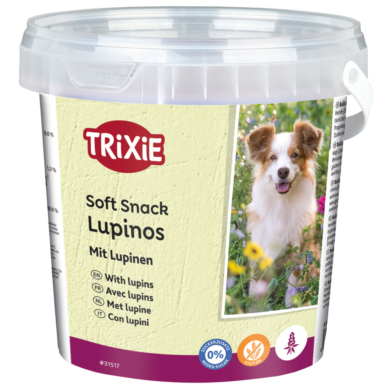Bote Soft Snack Lupinos, 500 g