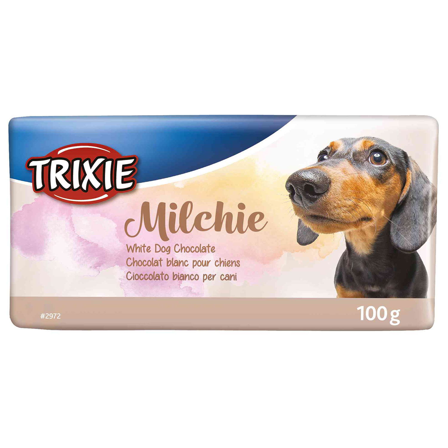 Tableta Chocolate Blanco Perros, Energía, 100 g