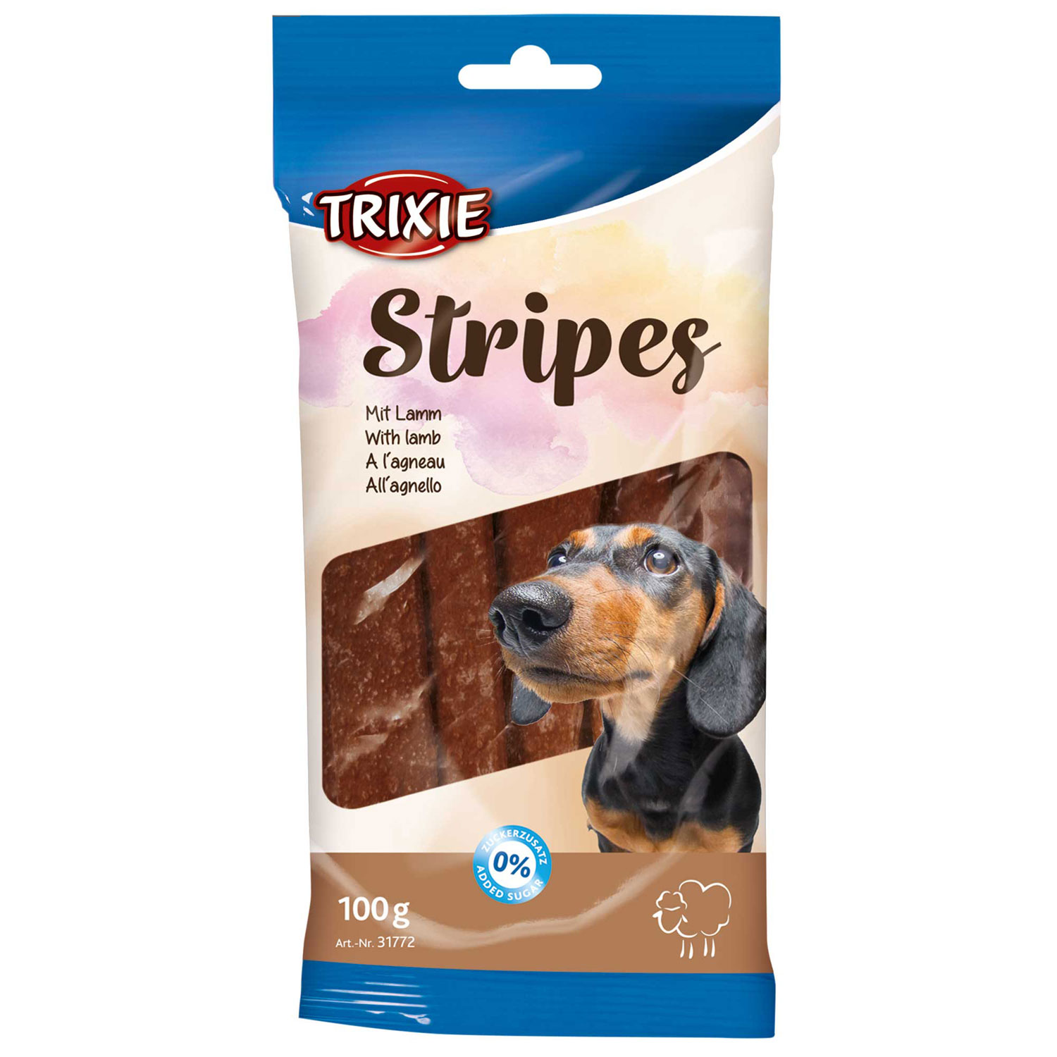 Snack 10 Tiras Masticables Cordero, 100 g