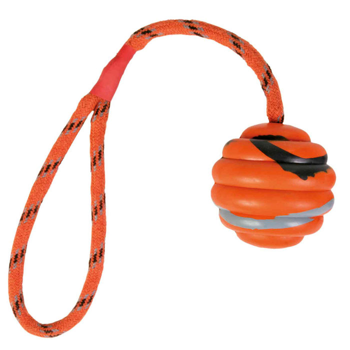 Pelota Ondulada con Cuerda