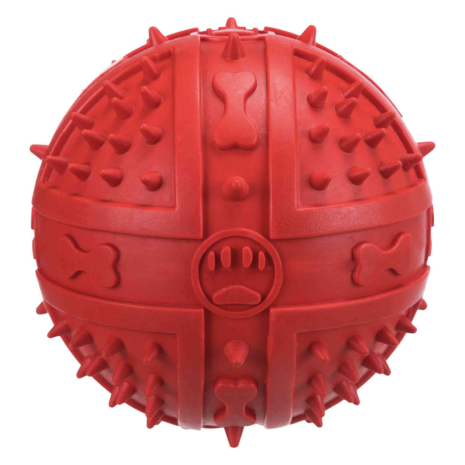 Pelota con Sonido, Caucho Natural, ø9 cm