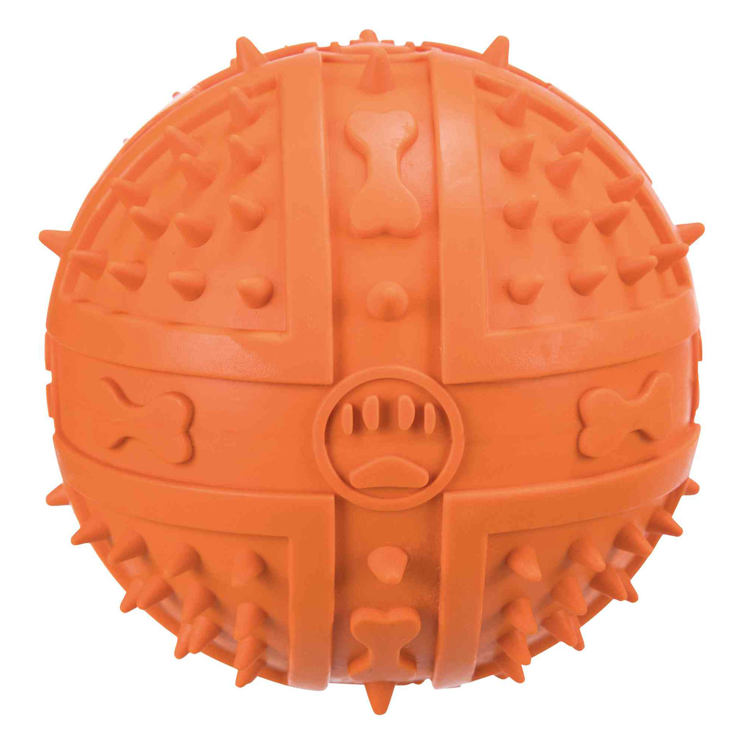 Pelota con Sonido, Caucho Natural, ø9 cm
